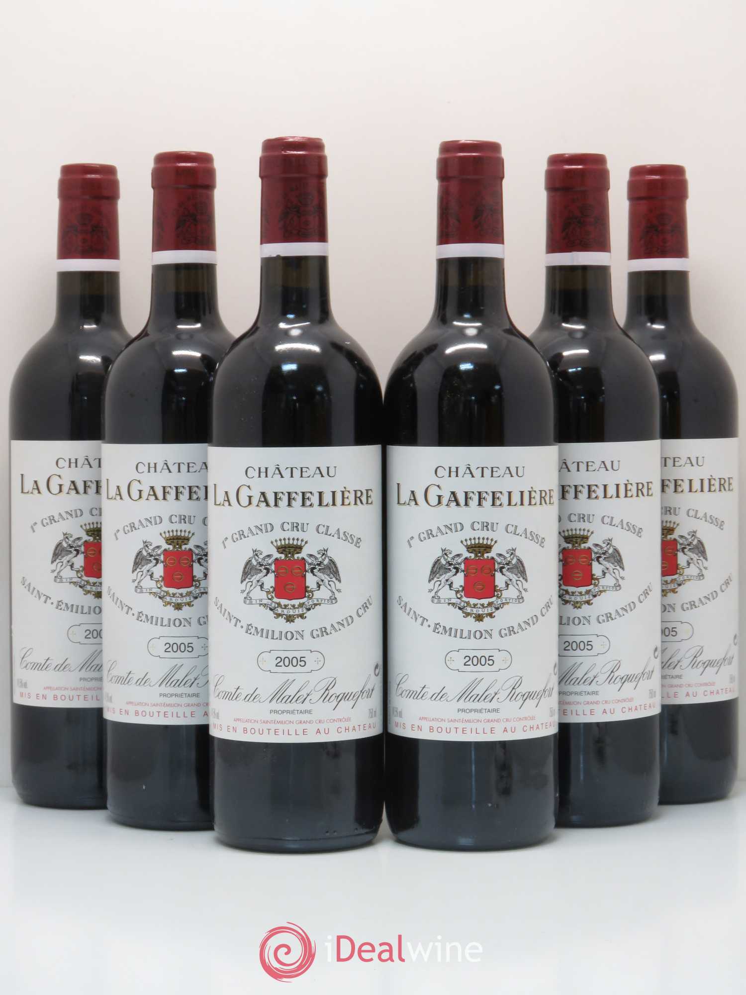 Château la Gaffelière 1er Grand Cru Classé B 2005 - Lot de 6 bouteilles - 0
