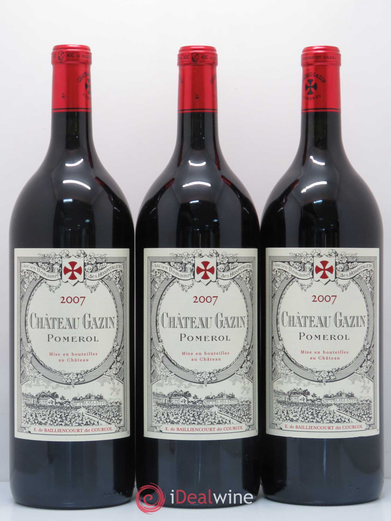 Château Gazin 2007 - Lot de 6 magnums - 2