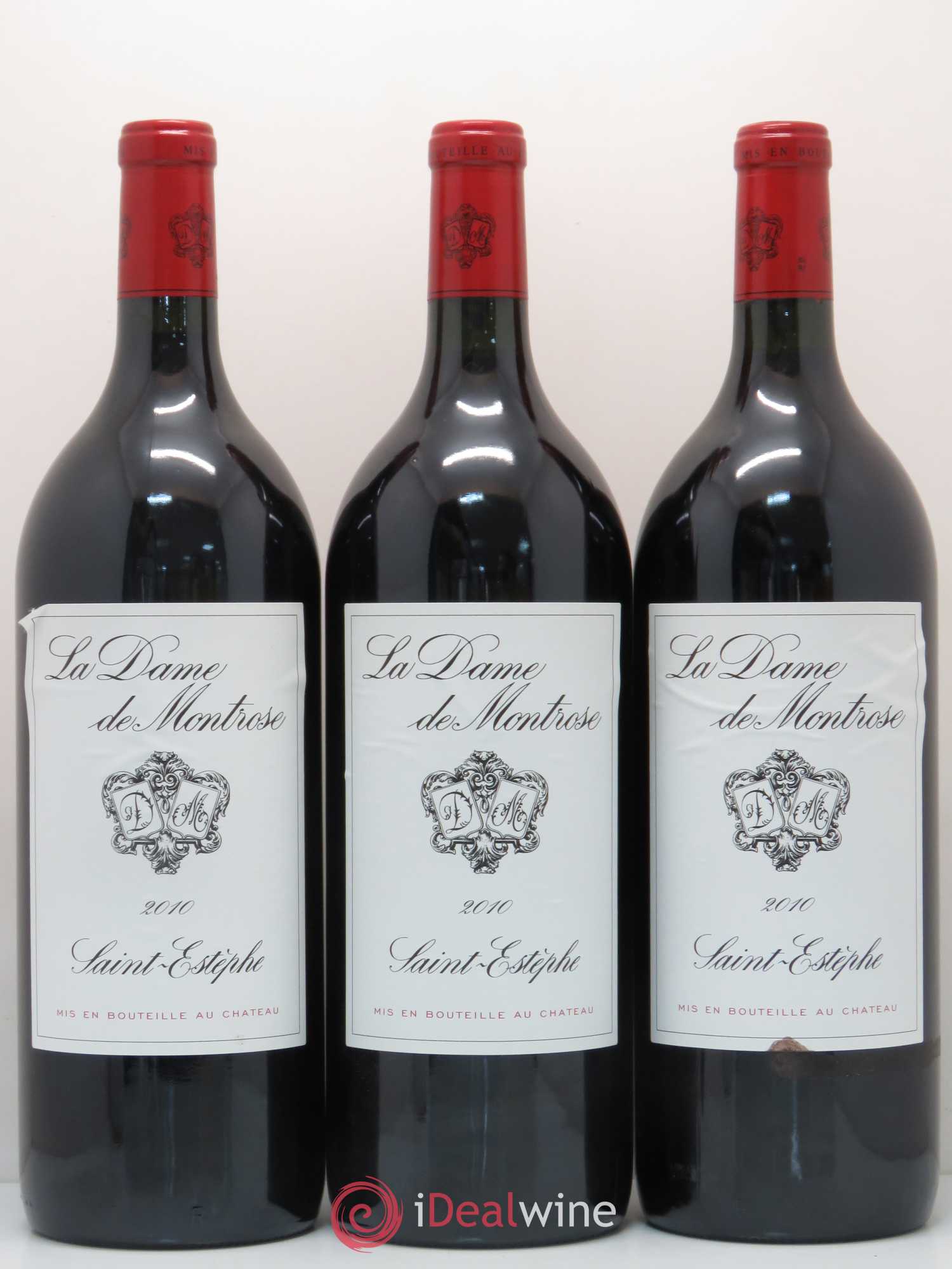 La Dame de Montrose Second Vin 2010 - Lot de 6 magnums - 1