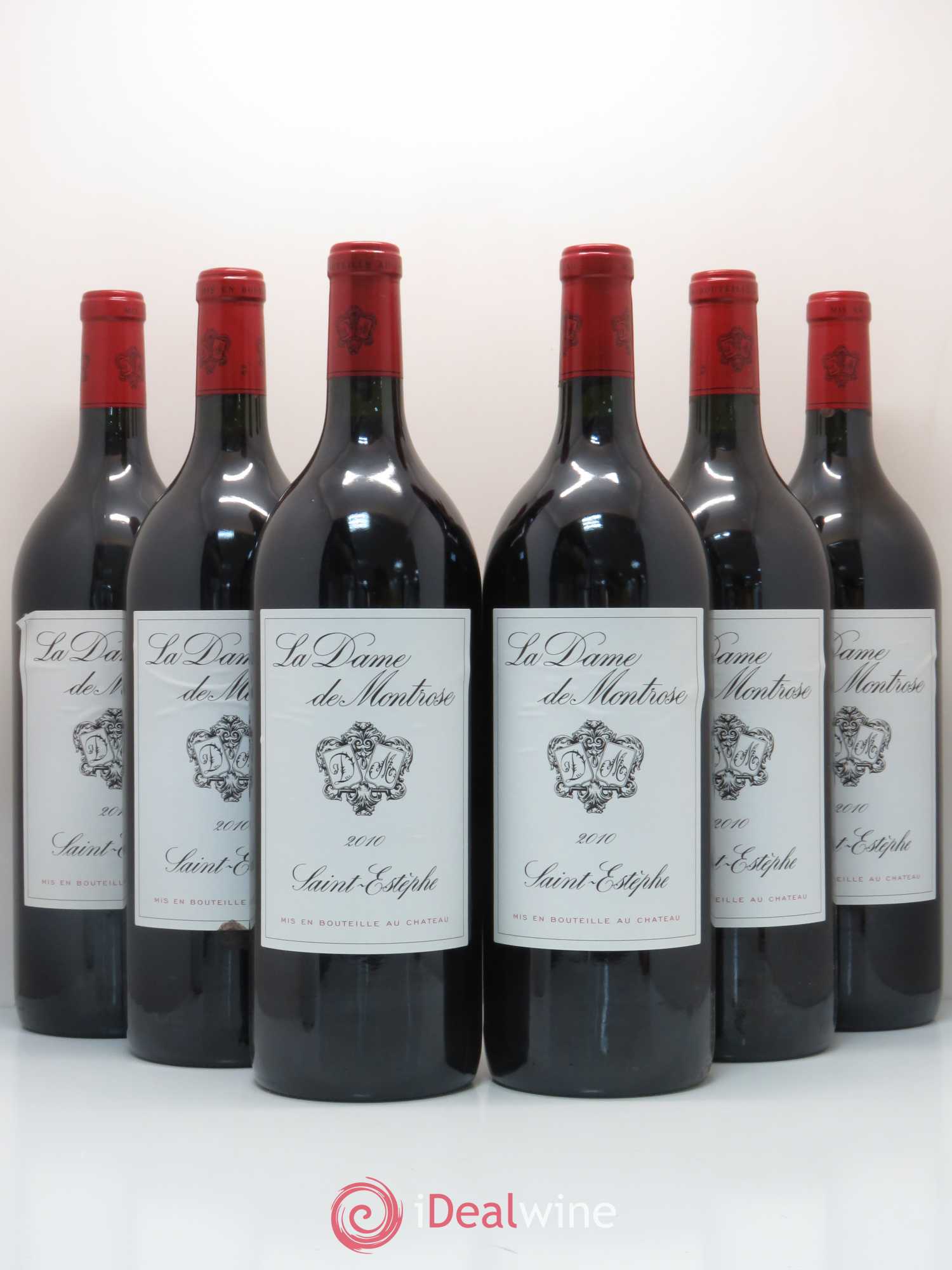 La Dame de Montrose Second Vin 2010 - Lot de 6 magnums - 0