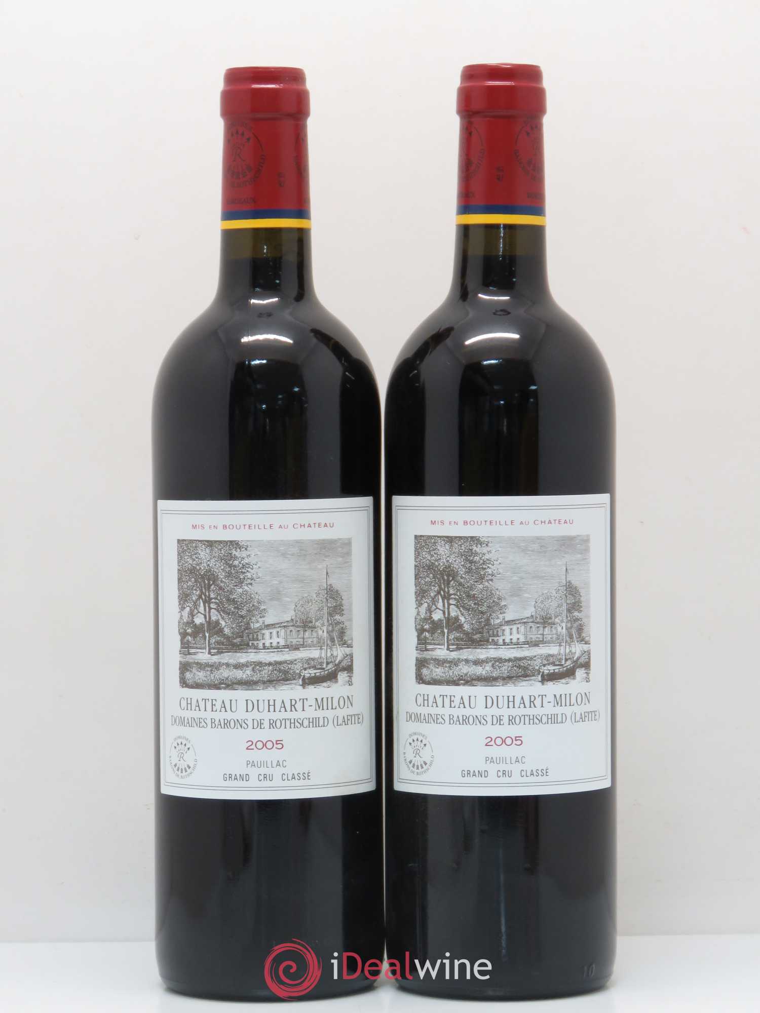 Château Duhart-Milon 4ème Grand Cru Classé 2005 - Lot de 2 bouteilles - 0