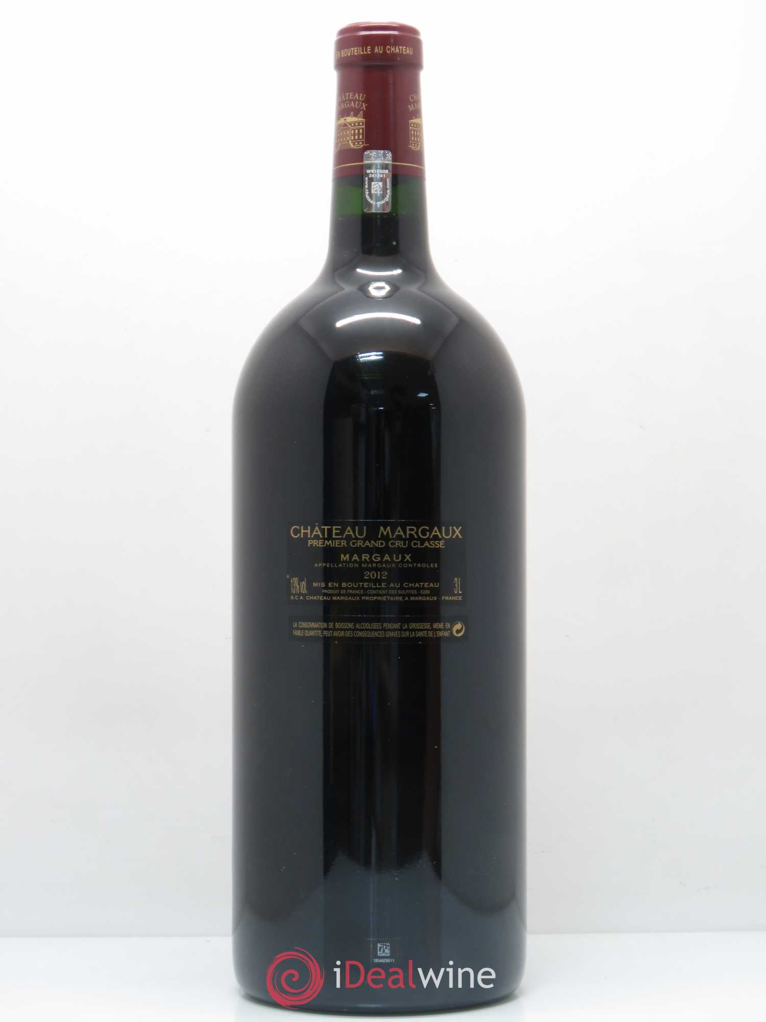 Château Margaux 1er Grand Cru Classé 2012 - Lot de 1 double magnum - 1