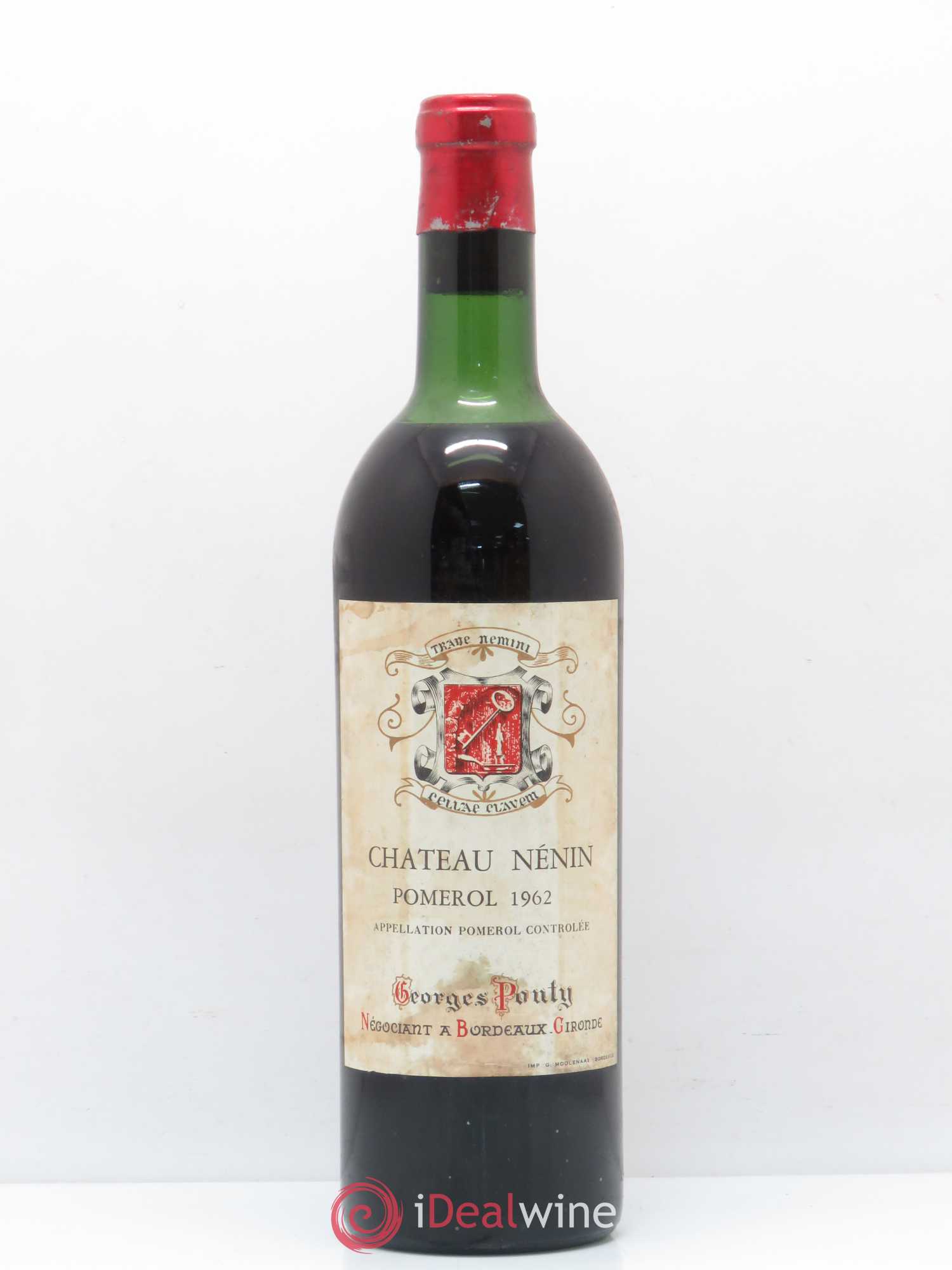 Château Nenin 1962 - Lot de 1 bouteille - 0