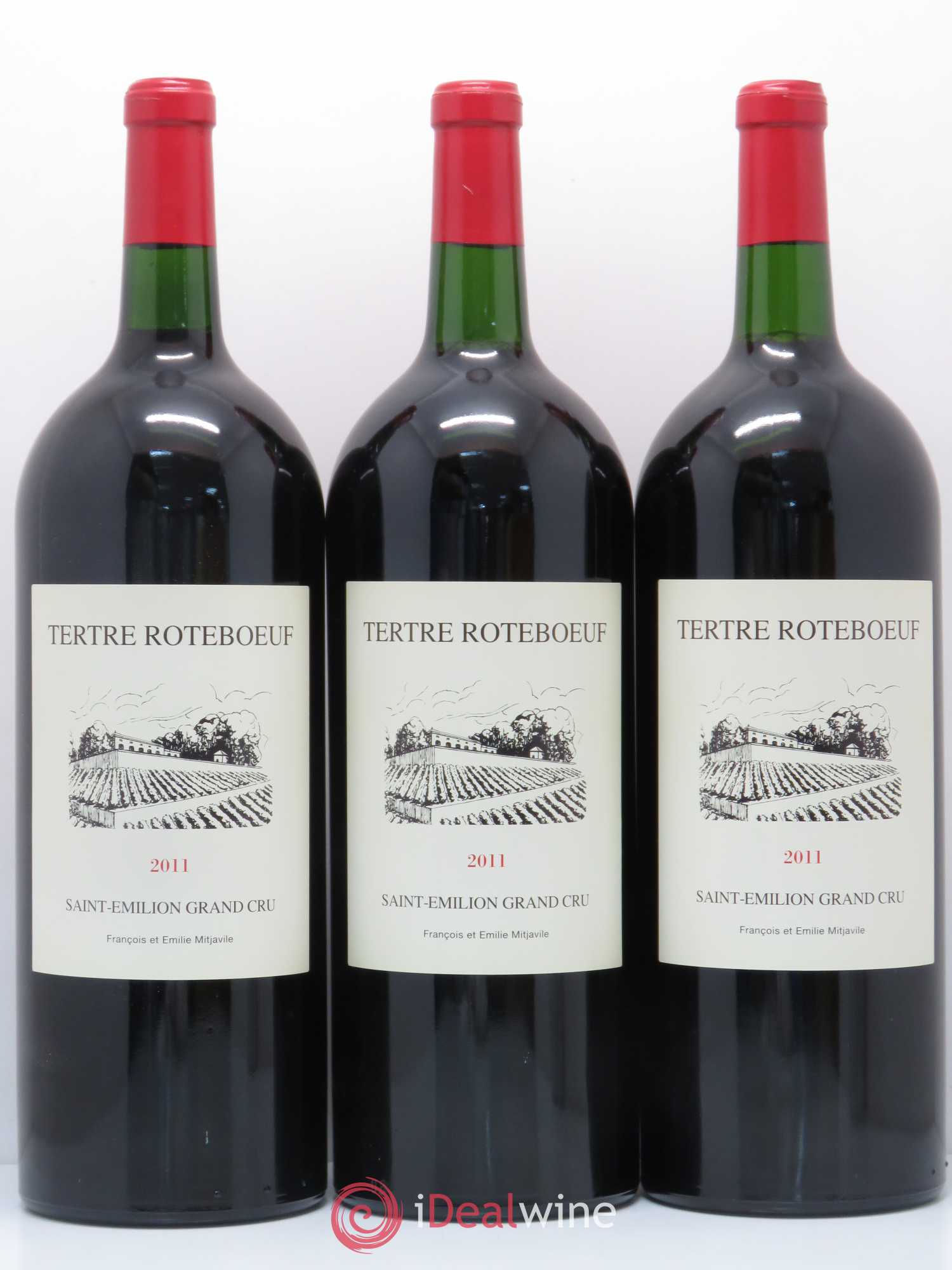 Château Tertre Roteboeuf 2011 - Lot de 3 magnums - 0