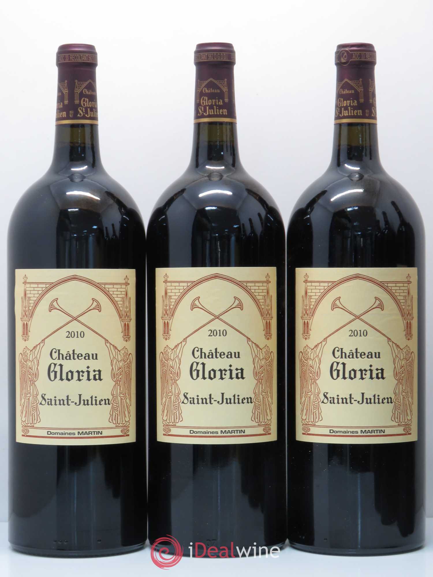 Château Gloria 2010 - Lot de 6 magnums - 2