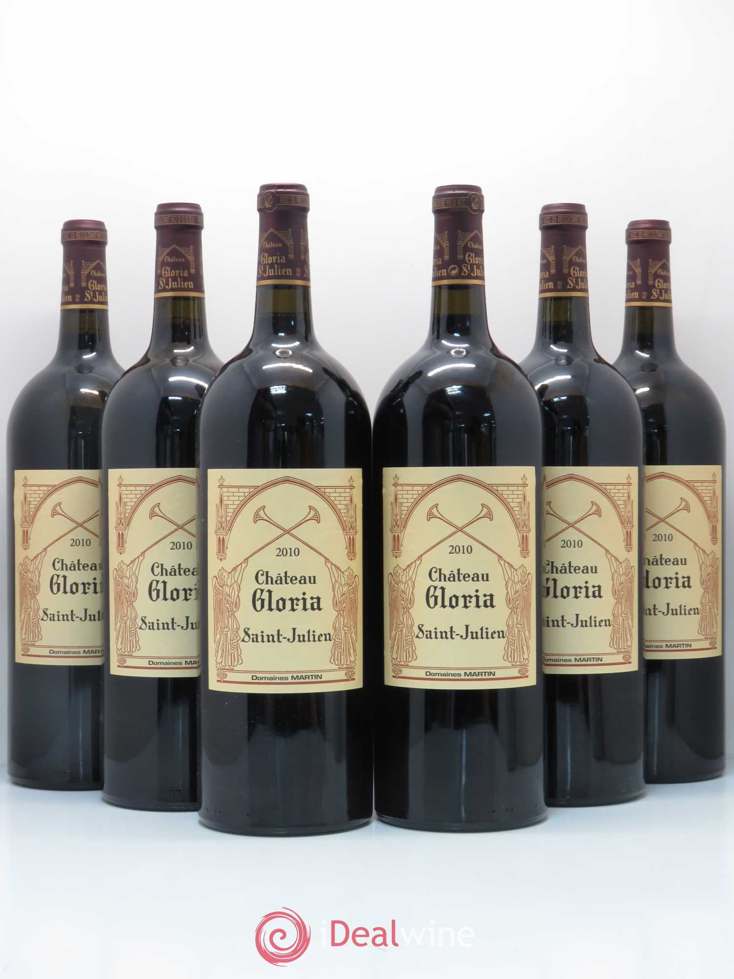 Château Gloria 2010 - Lot de 6 magnums - 0