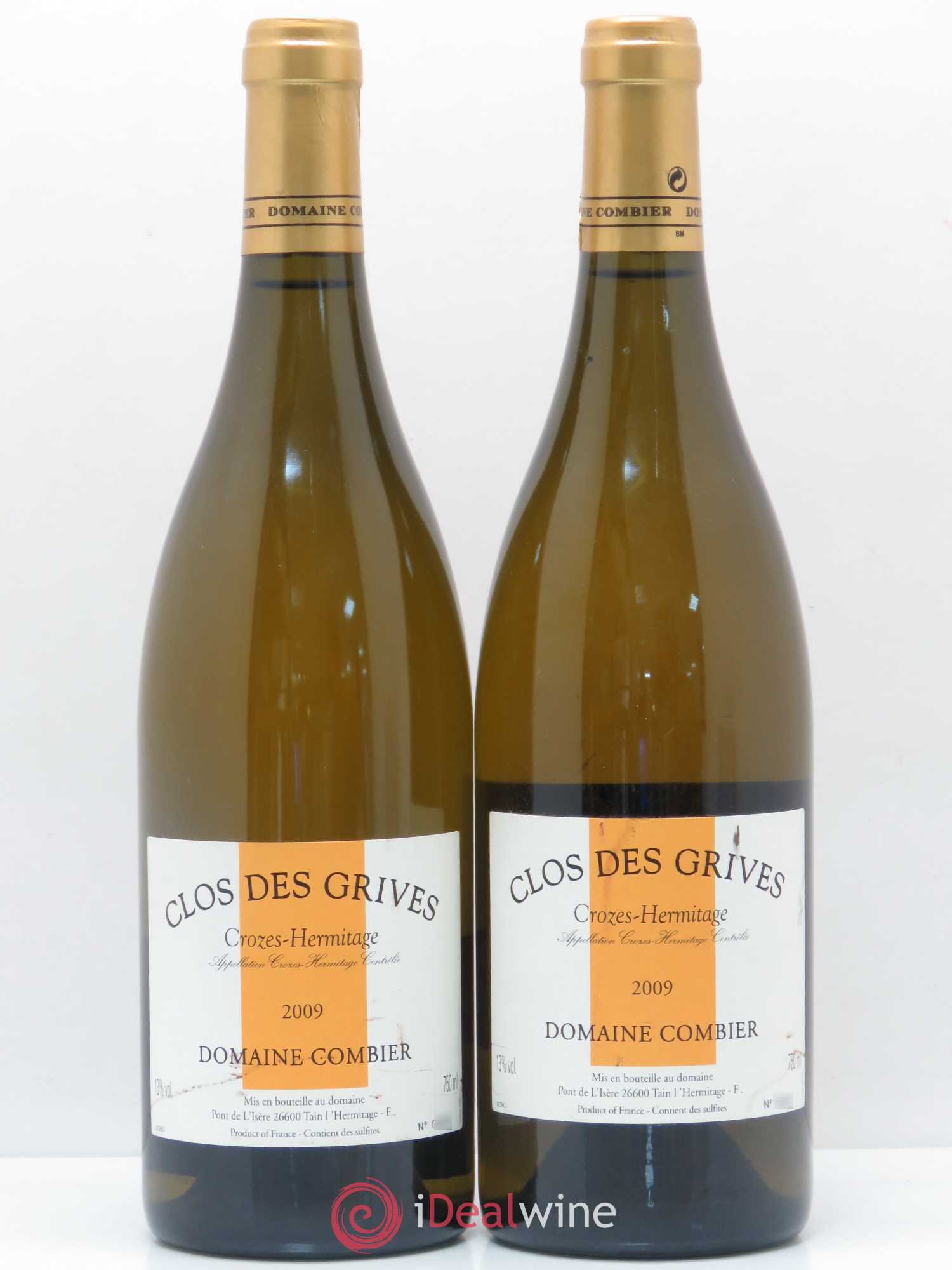 Crozes-Hermitage Clos des Grives Combier 2009 - Lot de 2 bouteilles - 0