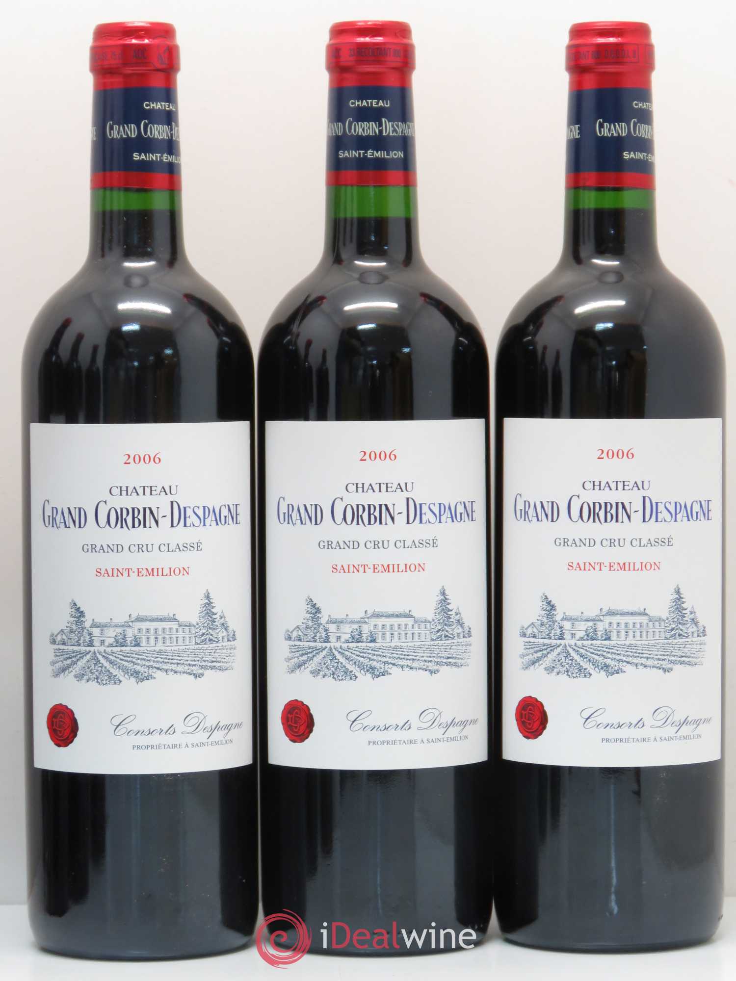 Château Grand Corbin Despagne Grand Cru Classé 2006 - Lot de 6 bouteilles - 2