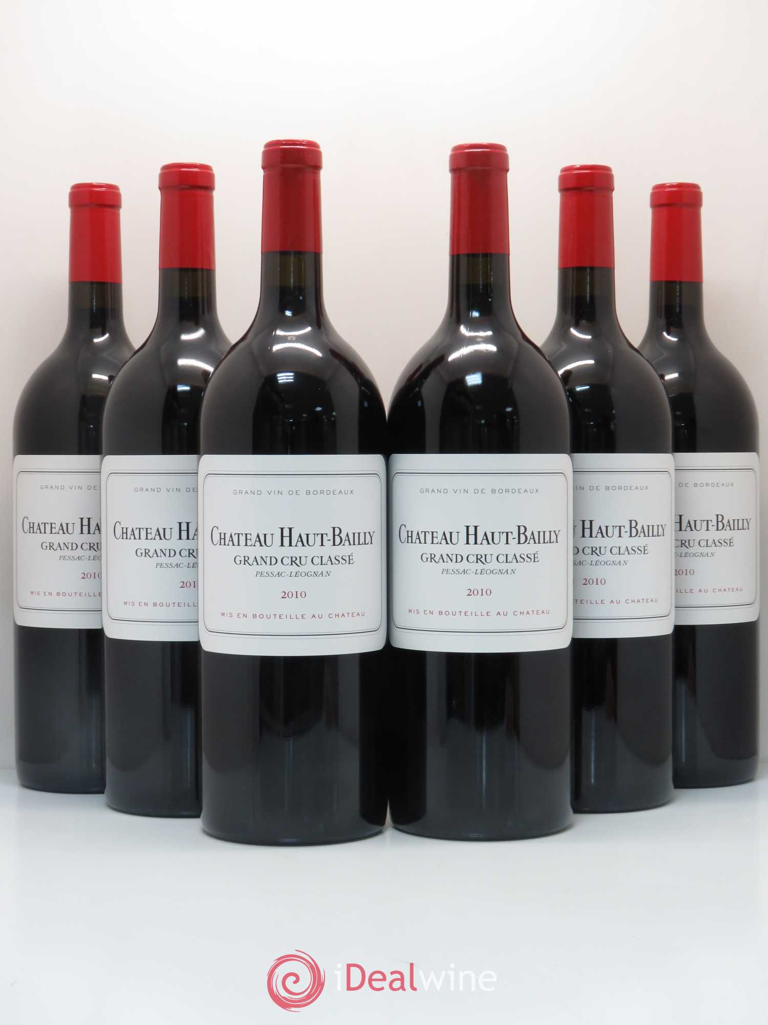 Château Haut-Bailly Cru Classé de Graves 2010 - Lot de 6 magnums - 0