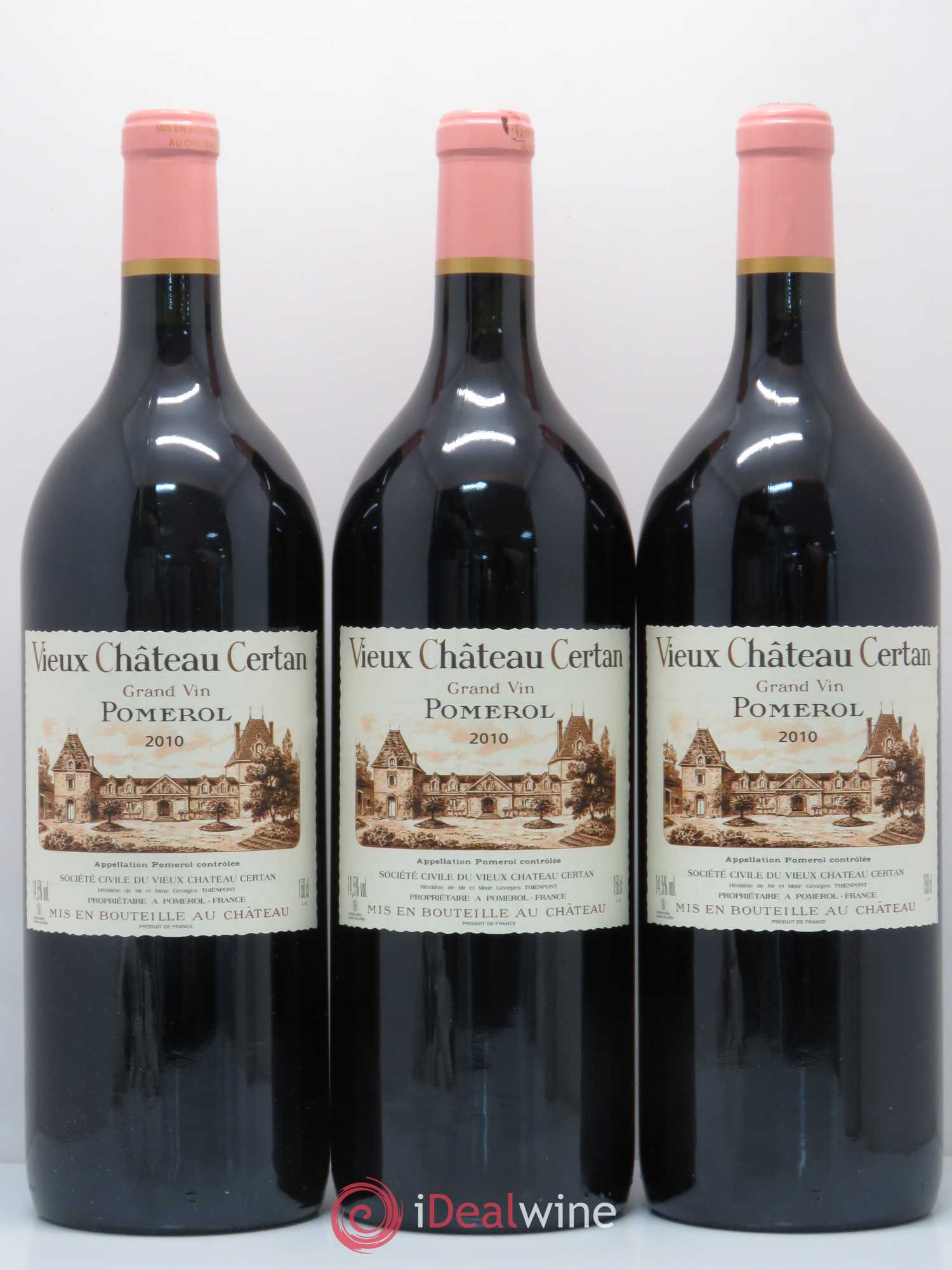 Vieux Château Certan 2010 - Lot de 3 magnums - 0