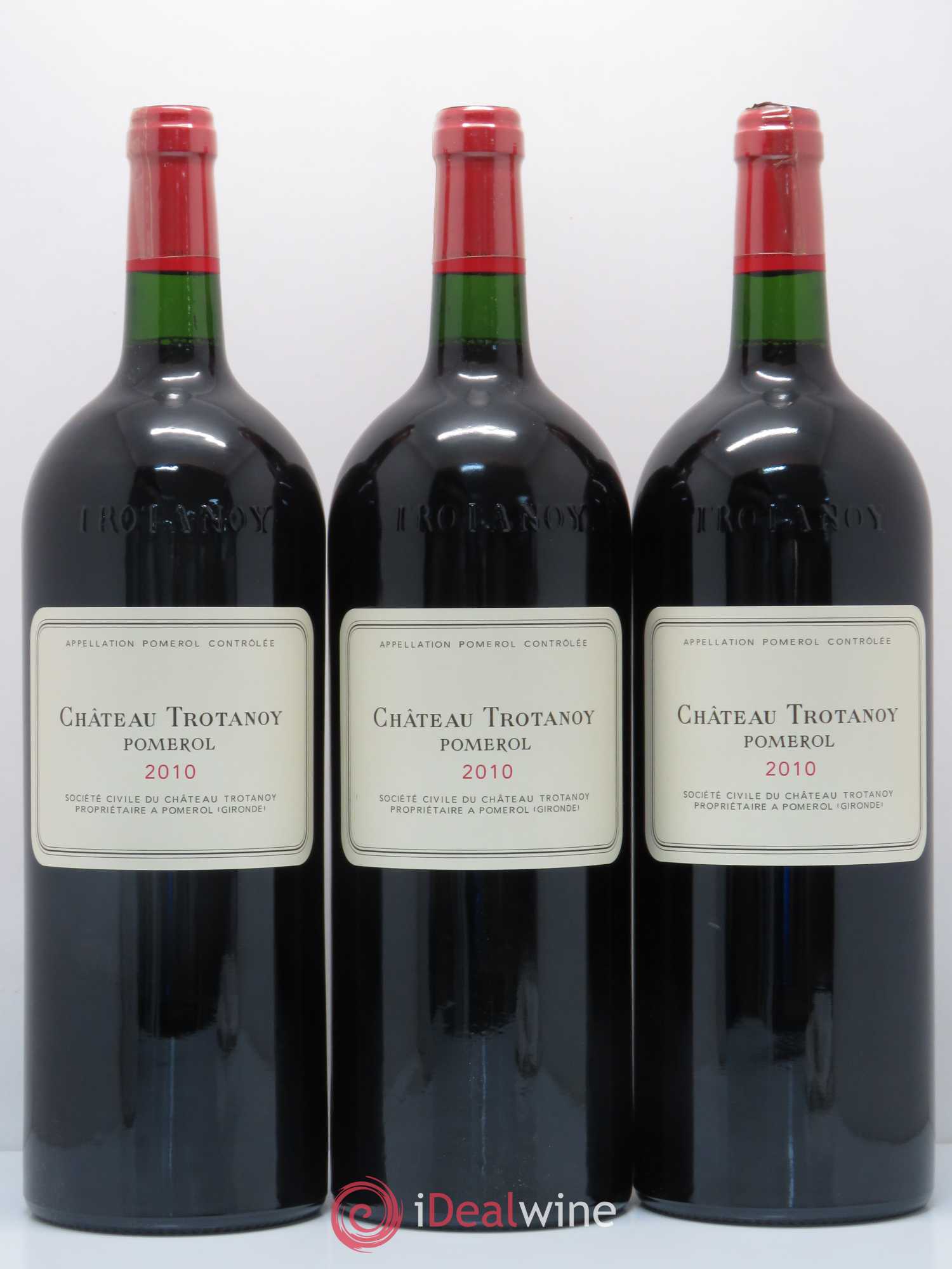 Château Trotanoy 2010 - Lot de 3 magnums - 0