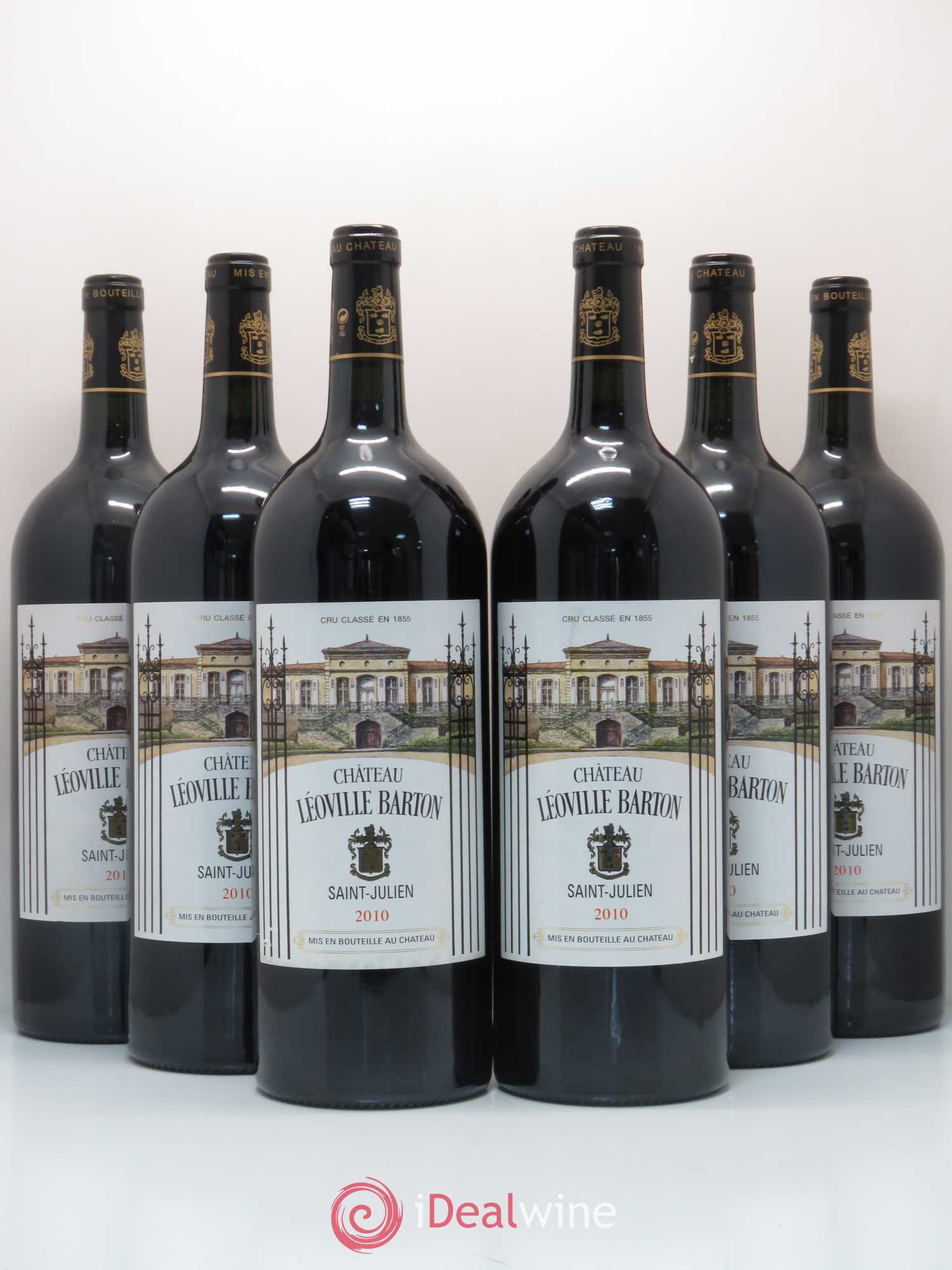 Château Léoville Barton 2ème Grand Cru Classé 2010 - Lot de 6 magnums - 0