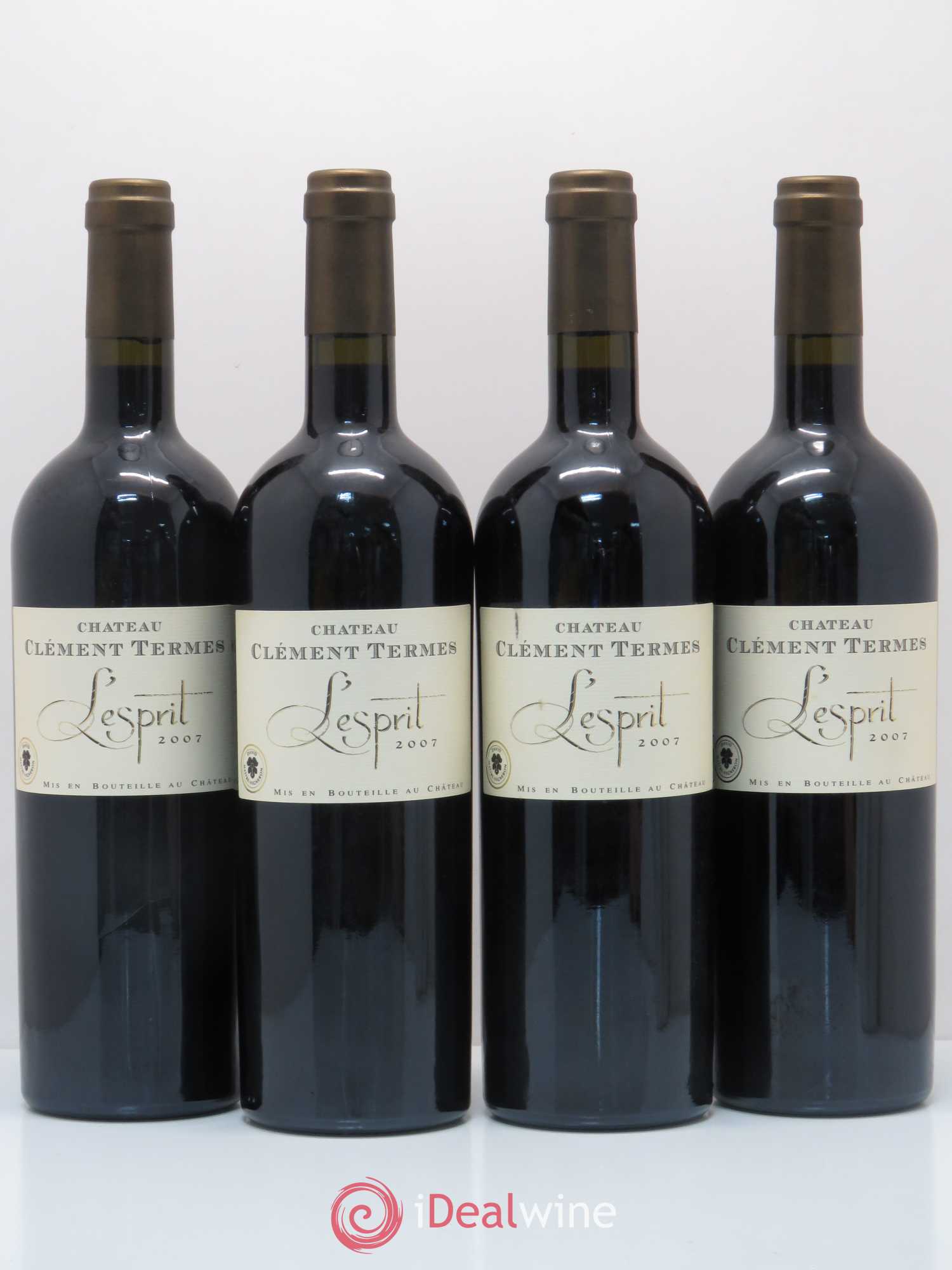 Sud-Ouest Château Clément Termes L'Esprit 2007 - Posten von 4 Flaschen - 0