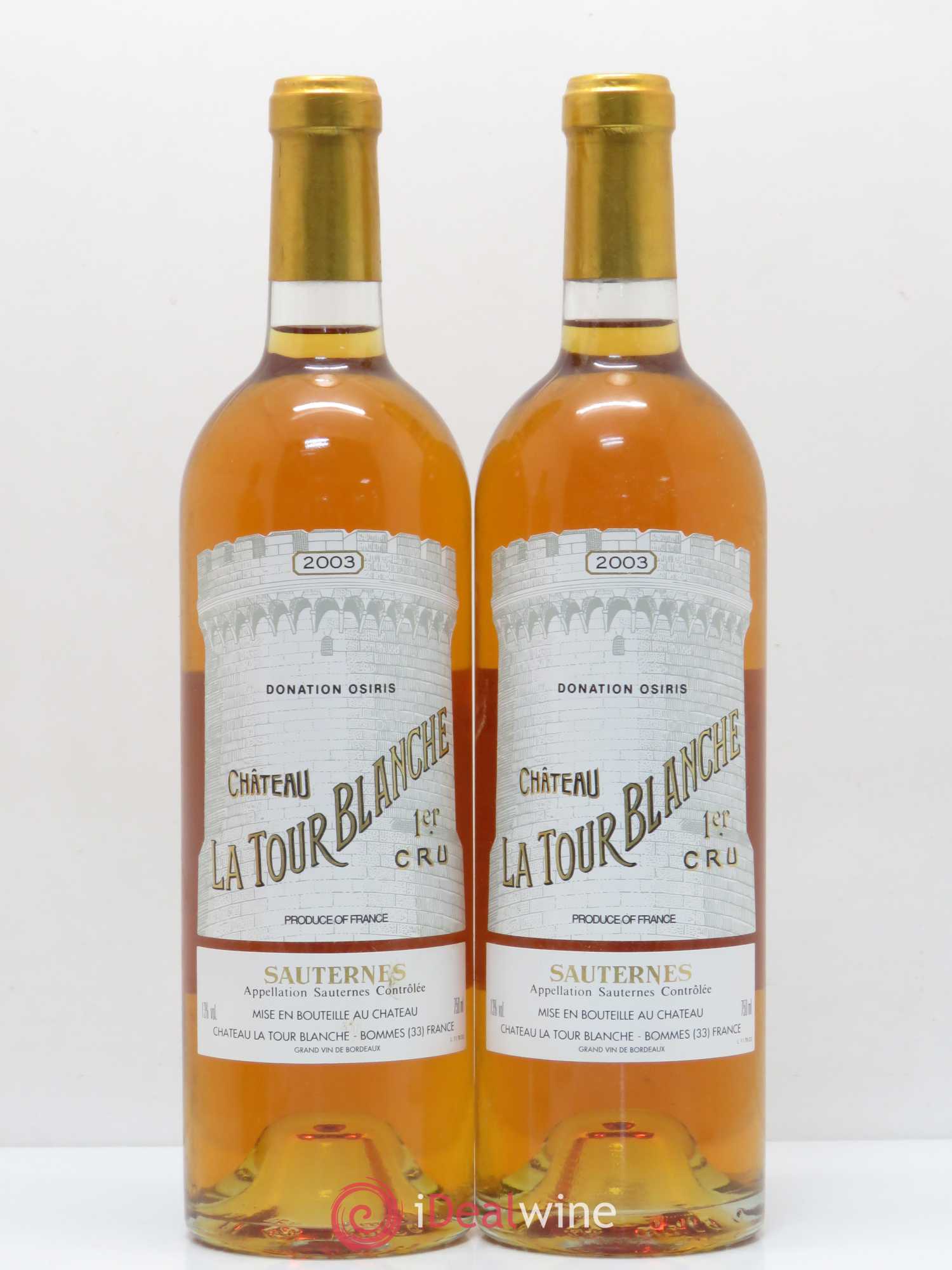 Château la Tour Blanche 1er Grand Cru Classé 2003 - Lotto di 11 bottiglie - 4