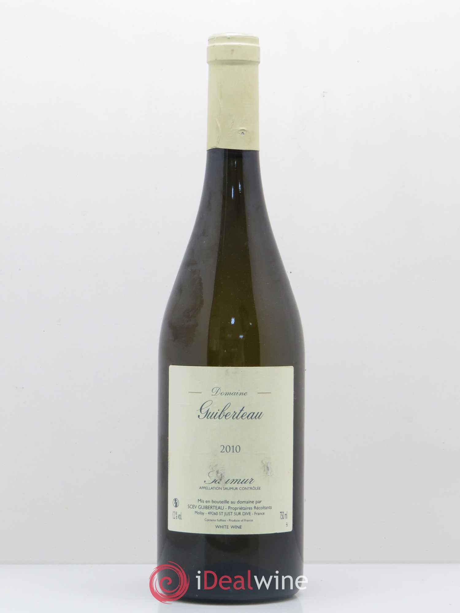 Saumur Domaine Guiberteau 2010 - Lot de 1 bouteille - 0