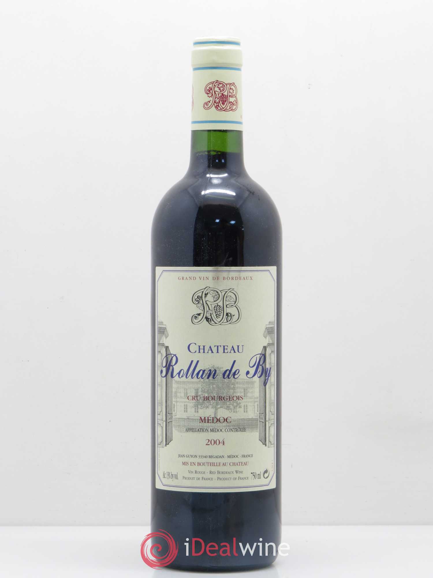 Château Rollan de By Cru Bourgeois 2004 - Lot de 1 bouteille - 0
