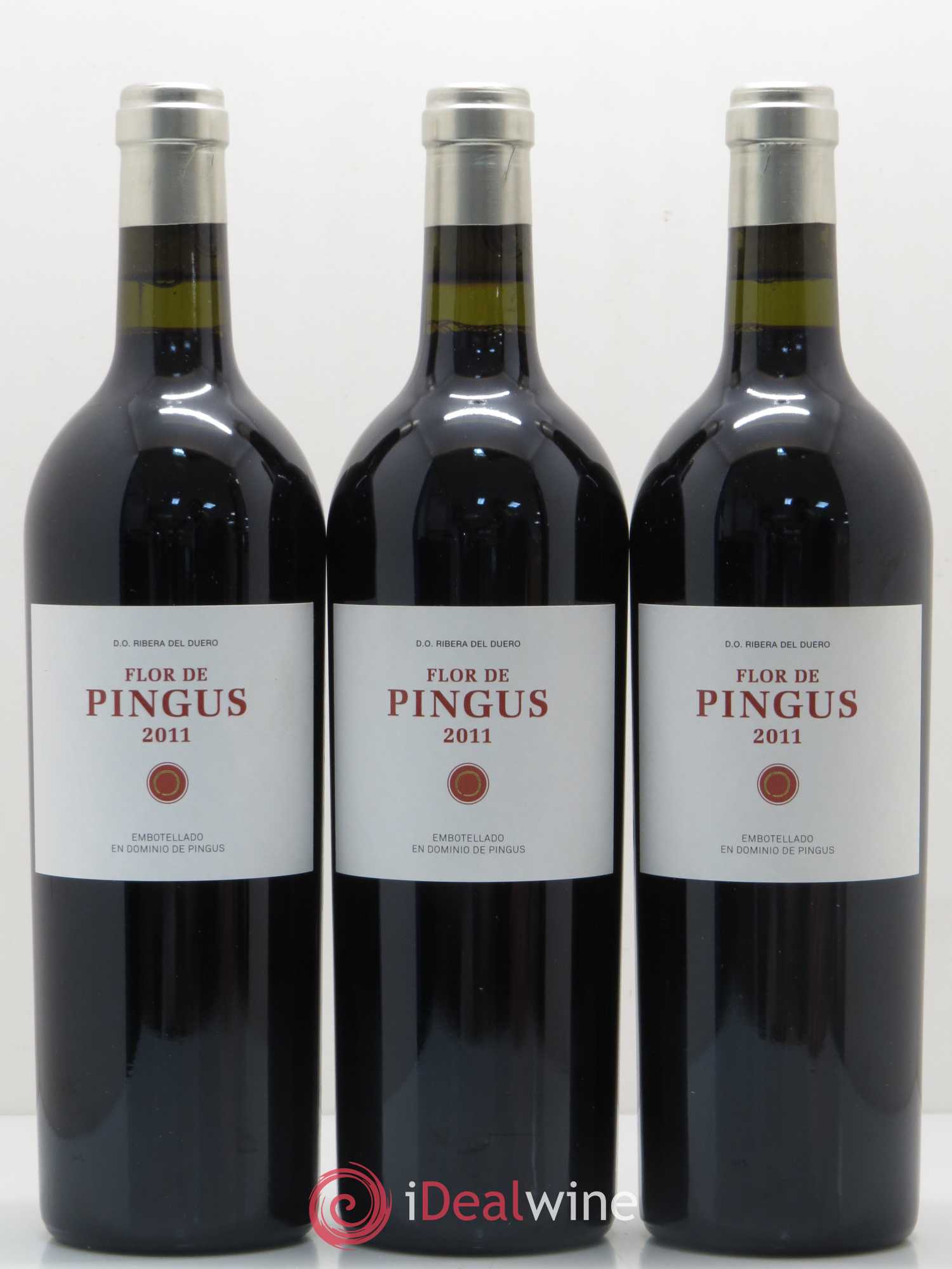 Ribera Del Duero Flor de Pingus Dominio de Pingus - Peter Sisseck 2011 - Lot de 3 bouteilles - 0