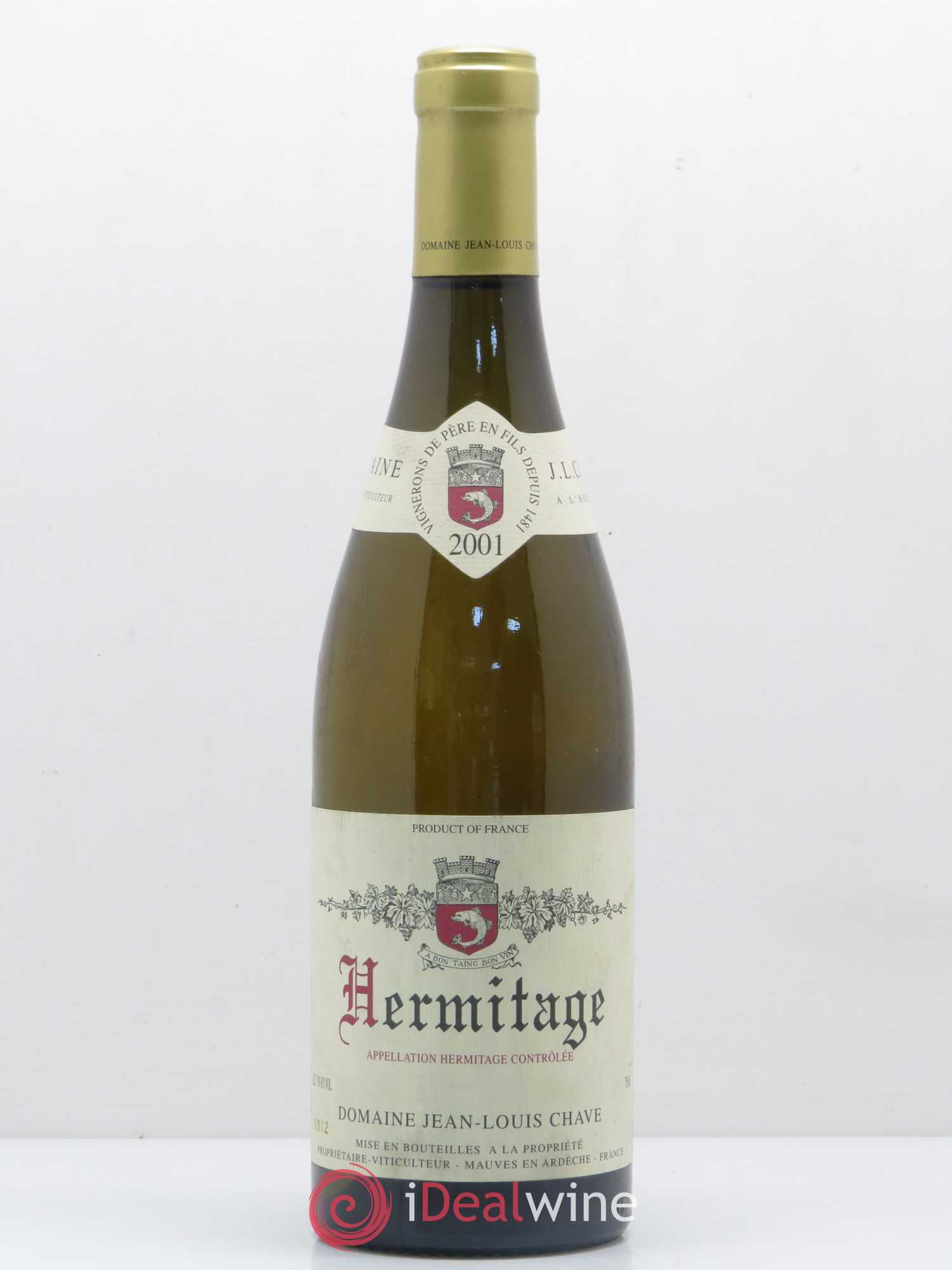 Hermitage Jean-Louis Chave 2001 - Lot de 1 bouteille - 0