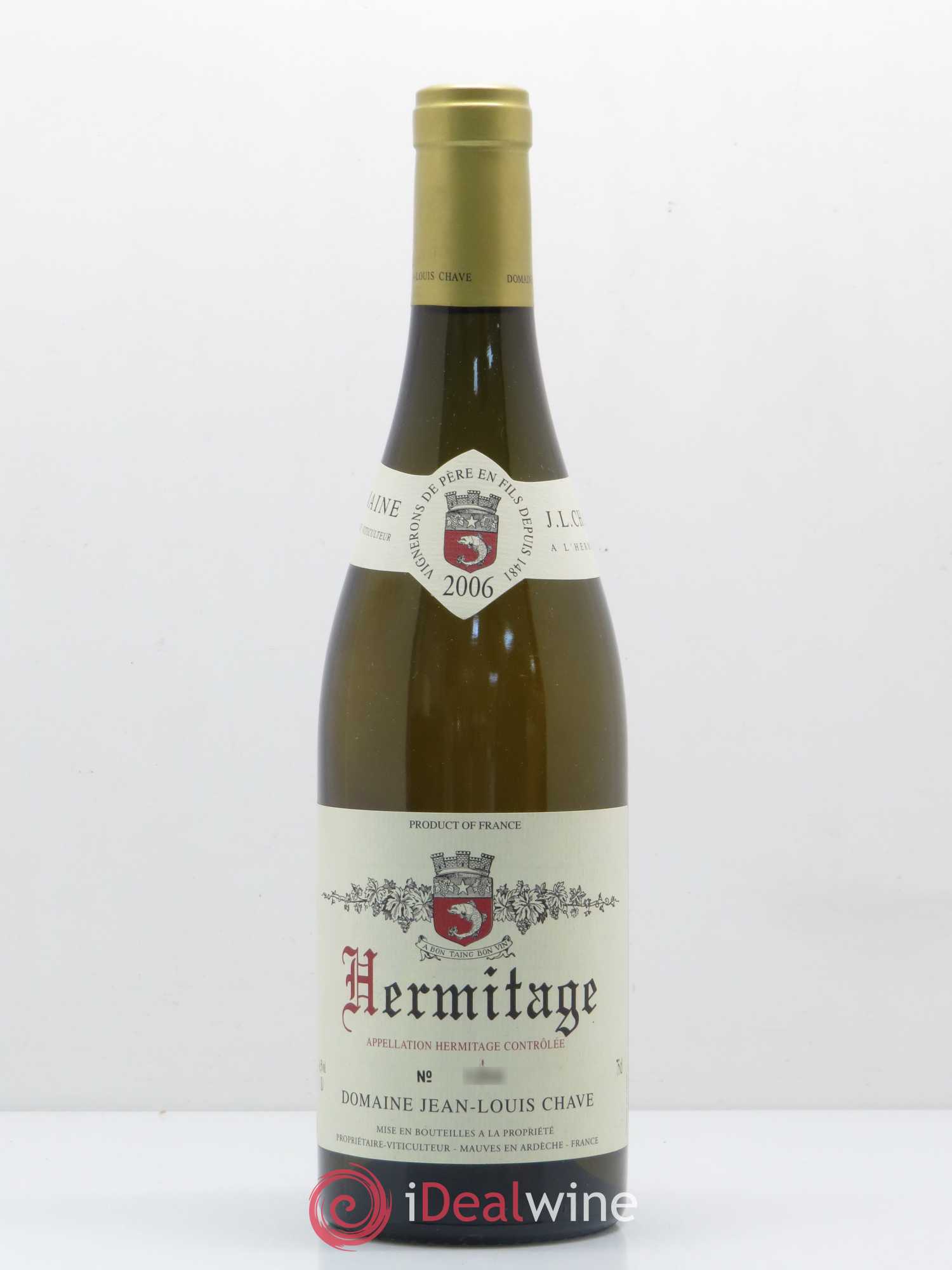 Hermitage Jean-Louis Chave 2006 - Lot de 1 bouteille - 0