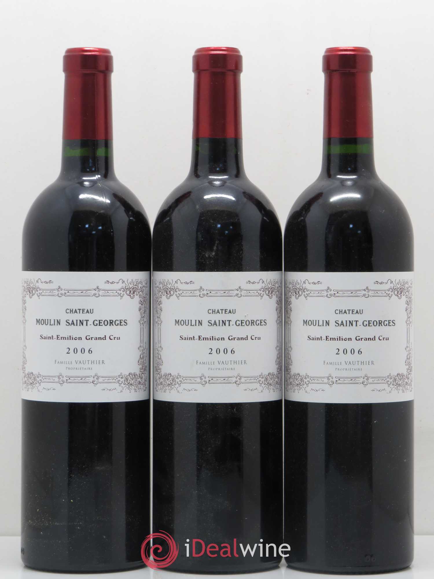 Château Moulin Saint Georges 2006 - Lot de 3 bouteilles - 0