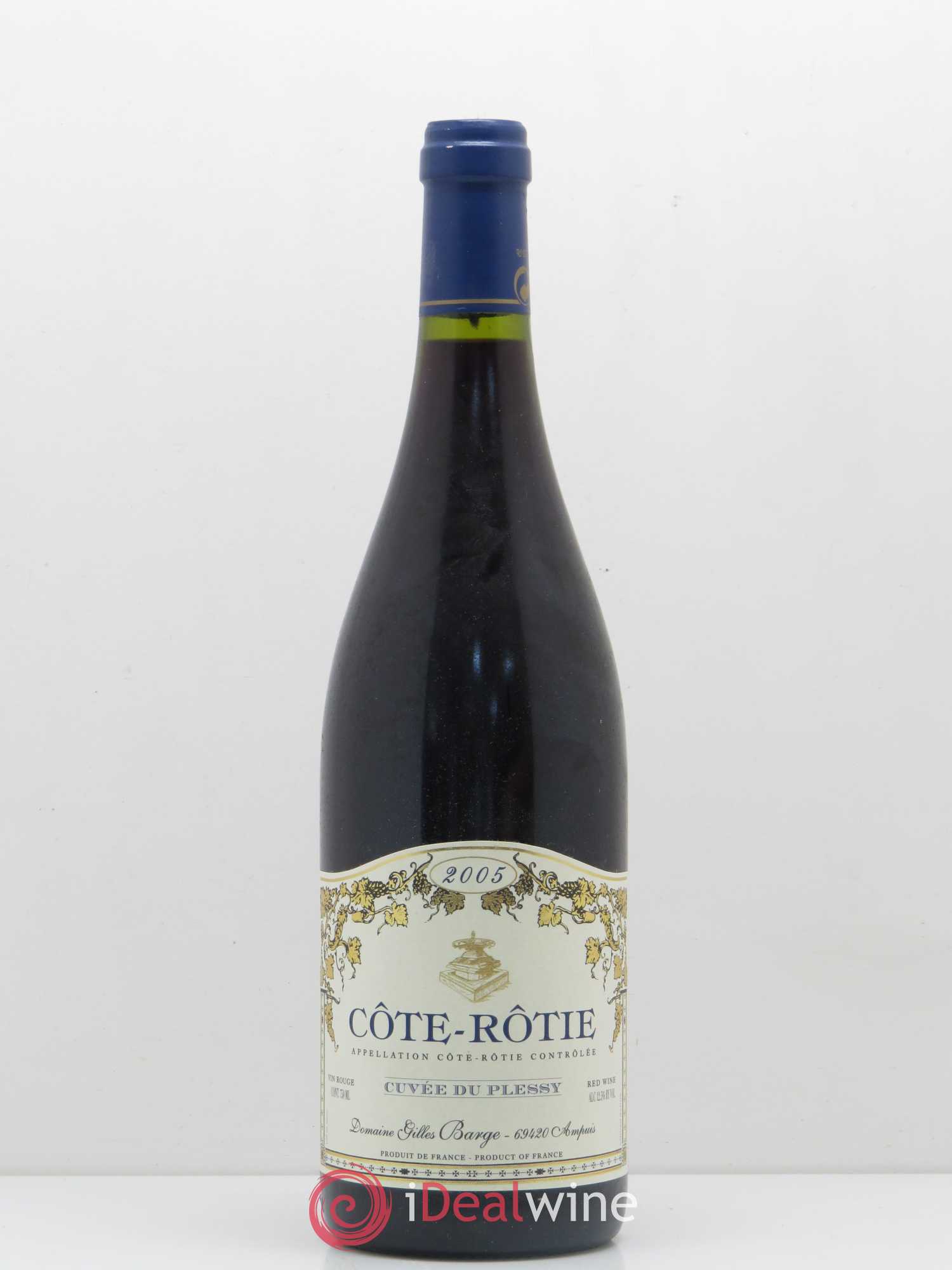 Côte-Rôtie Cuvée du Plessy Gilles Barge 2005 - Posten von 1 Flasche - 0