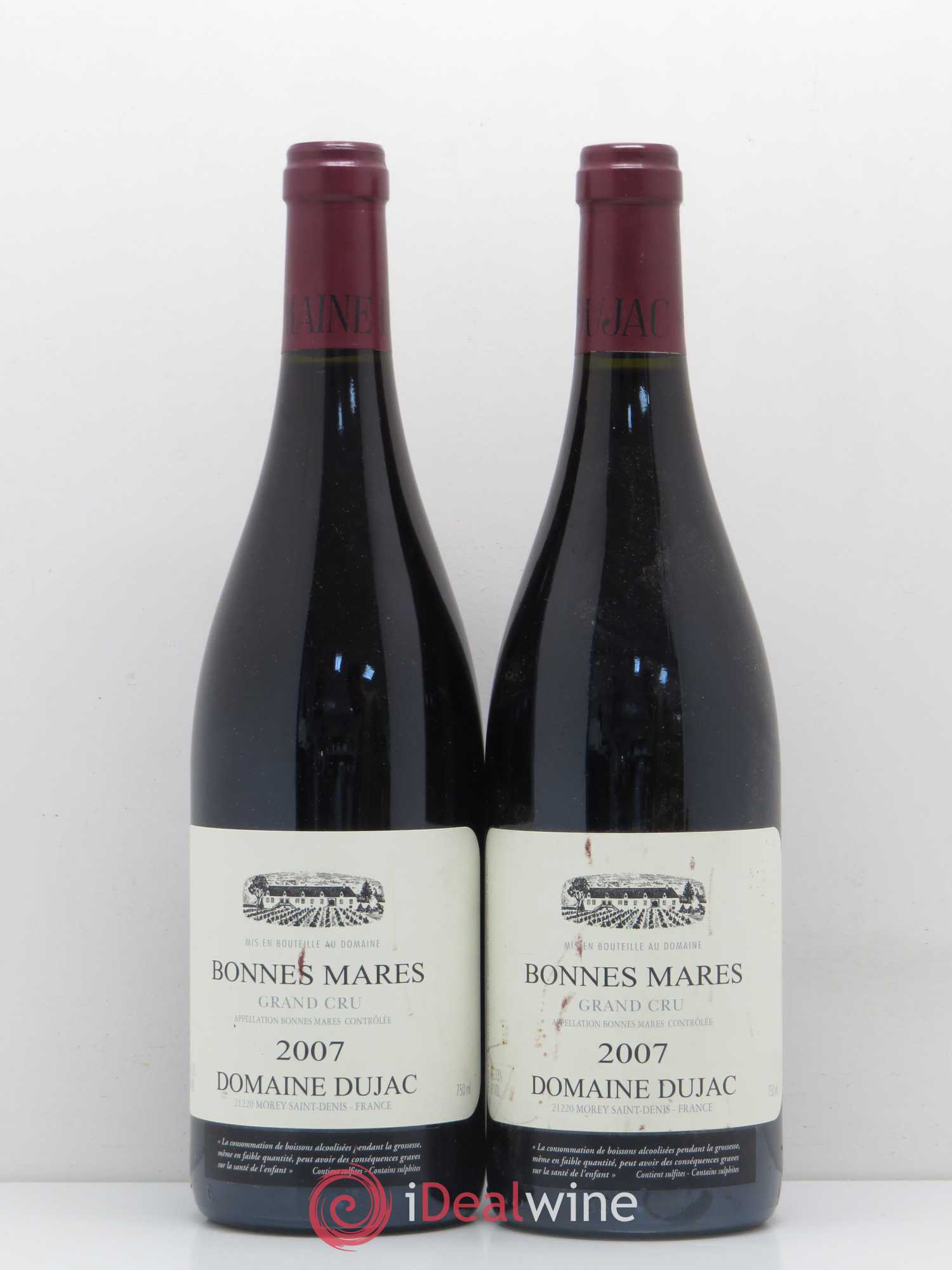 Bonnes-Mares Grand Cru Dujac (Domaine) 2007 - Lot de 2 bouteilles - 0