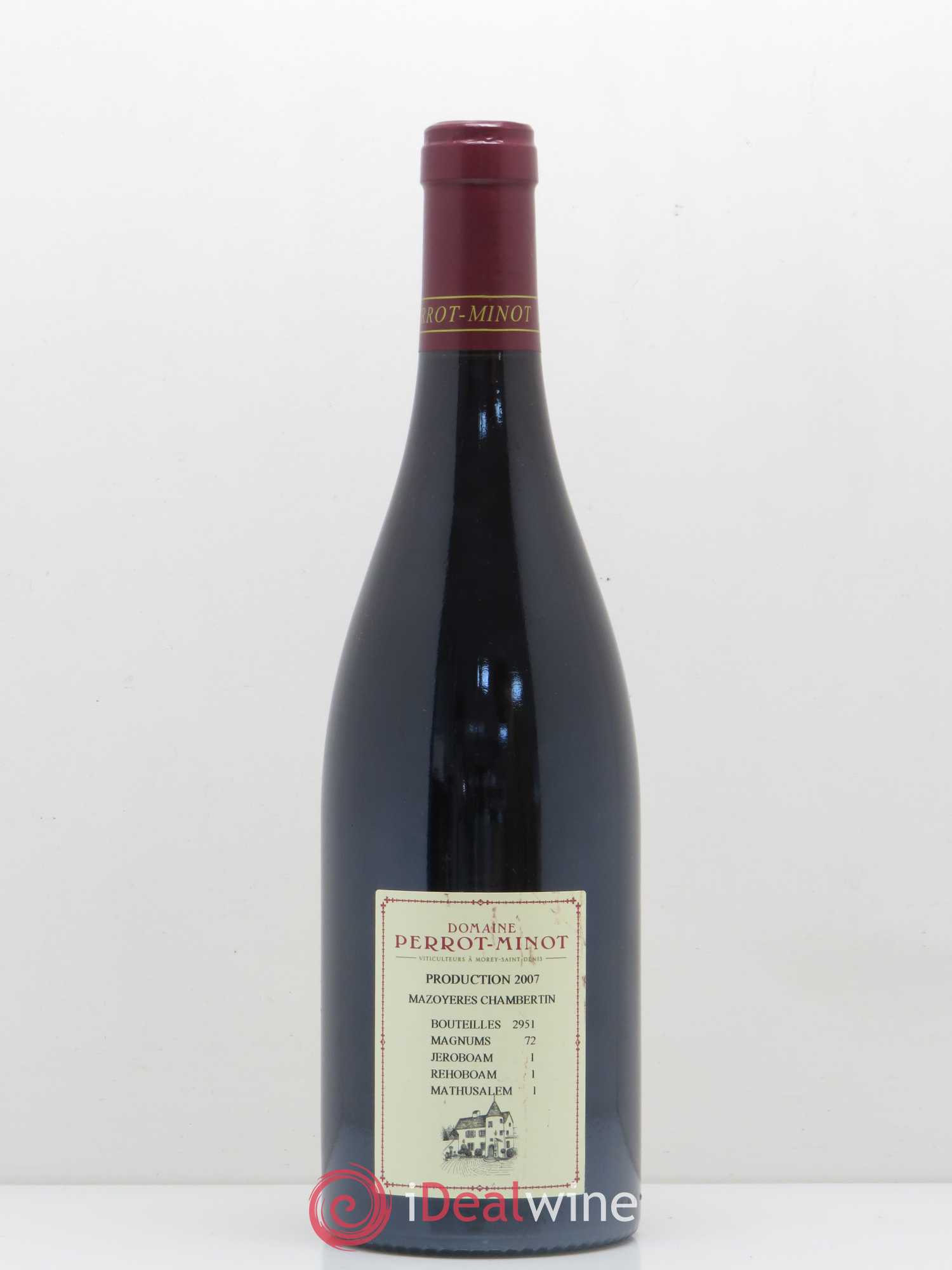Mazoyères-Chambertin Grand Cru Vieilles Vignes Perrot-Minot vieilles vignes 2007 - Lot de 1 bouteille - 1