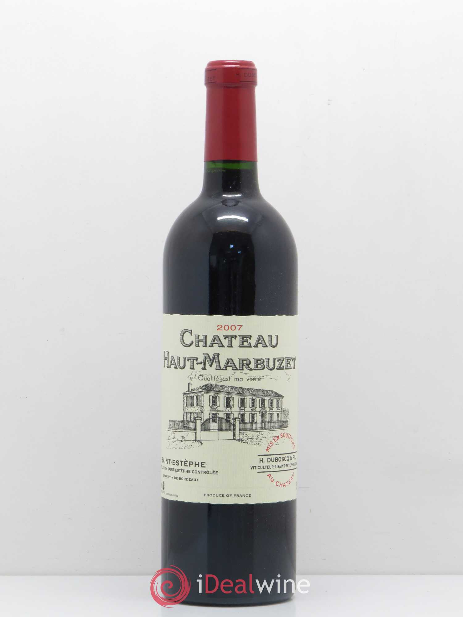 Château Haut Marbuzet 2007 - Lot de 1 bouteille - 0