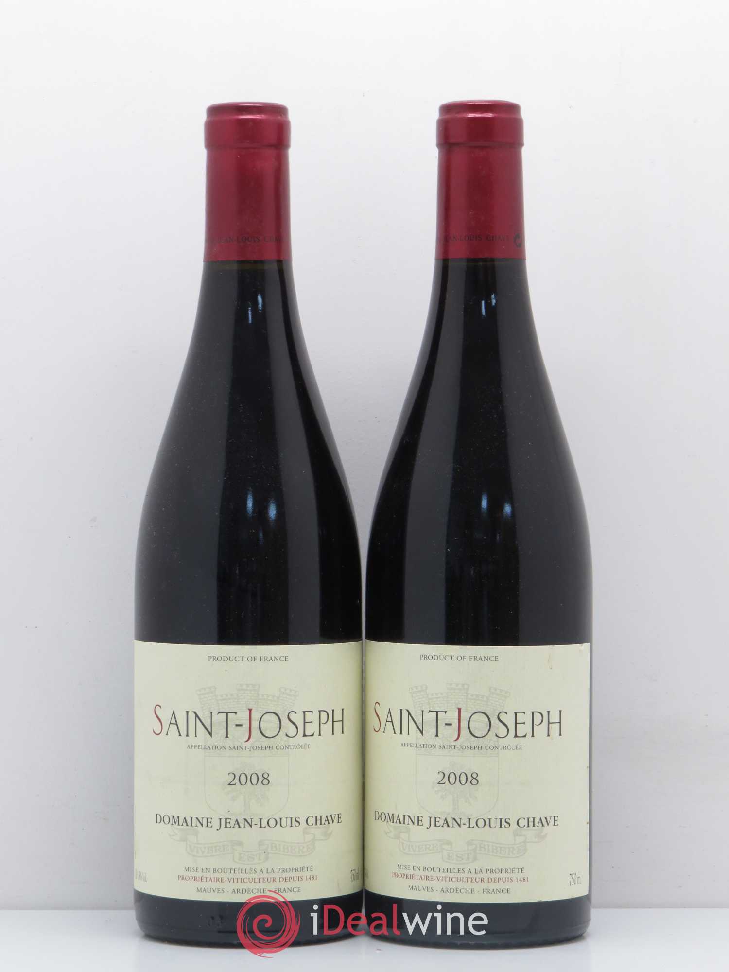 Saint-Joseph Jean-Louis Chave 2008 - Lot de 2 bouteilles - 0