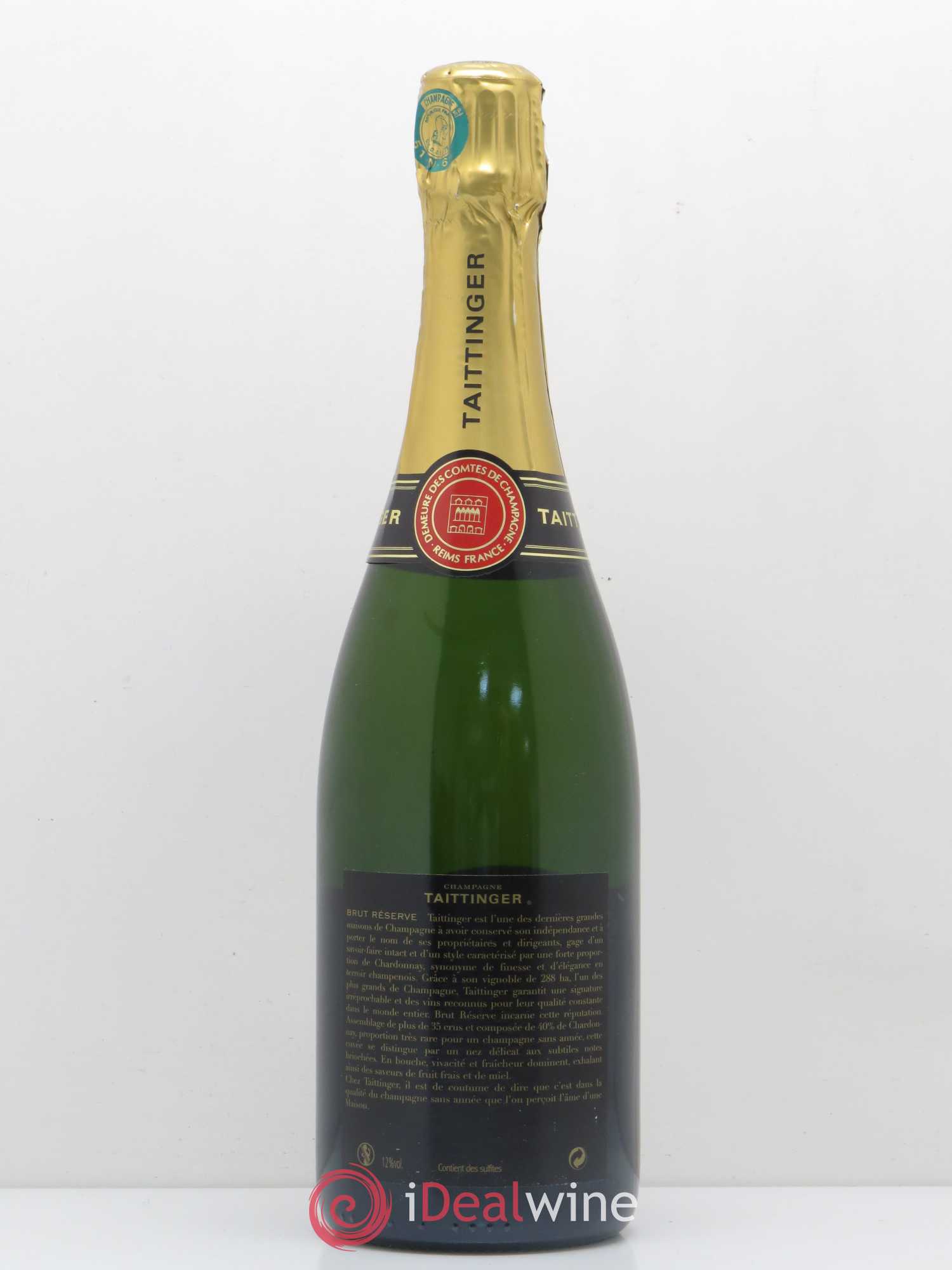 Brut Réserve Taittinger - Lot de 1 bouteille - 1