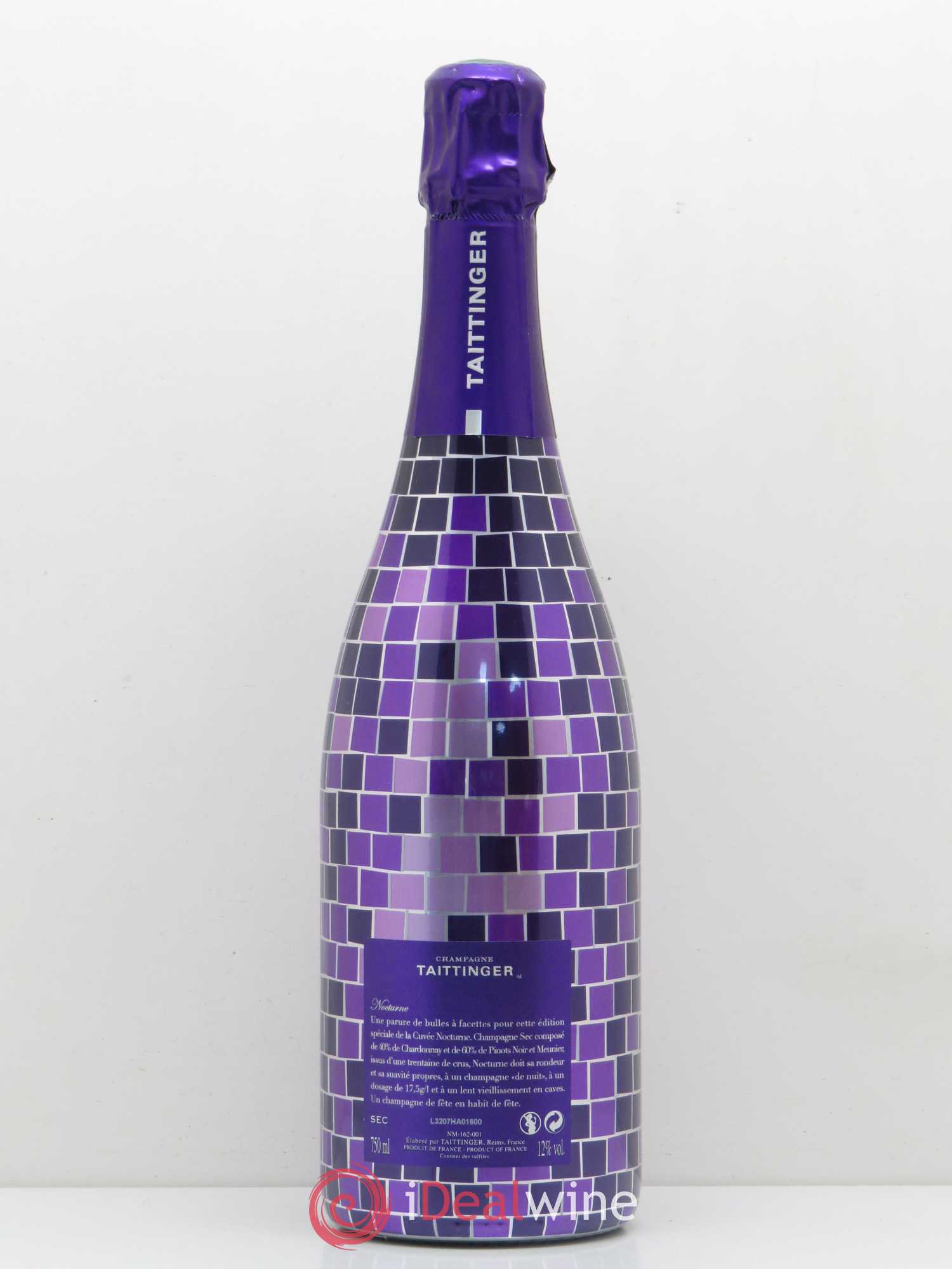 Champagne Nocturne Taittinger - Lot de 1 bouteille - 1