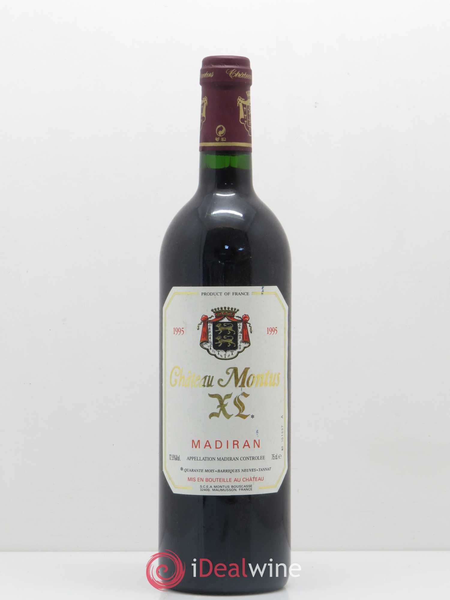 Madiran Château Montus Alain Brumont 1995 - Lot de 1 bouteille - 0