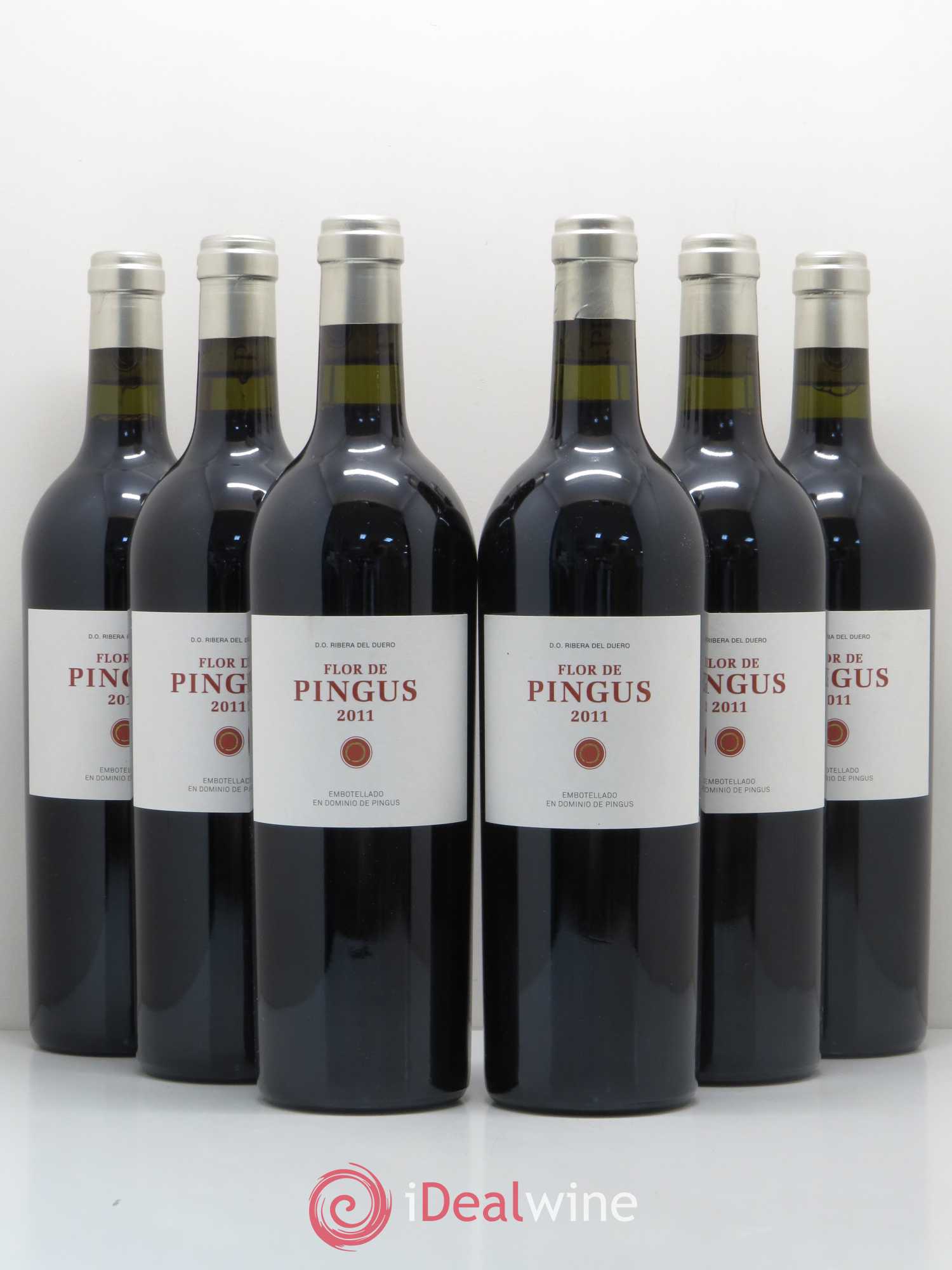 Ribera Del Duero Flor de Pingus Dominio de Pingus - Peter Sisseck 2011 - Lot de 6 bouteilles - 0