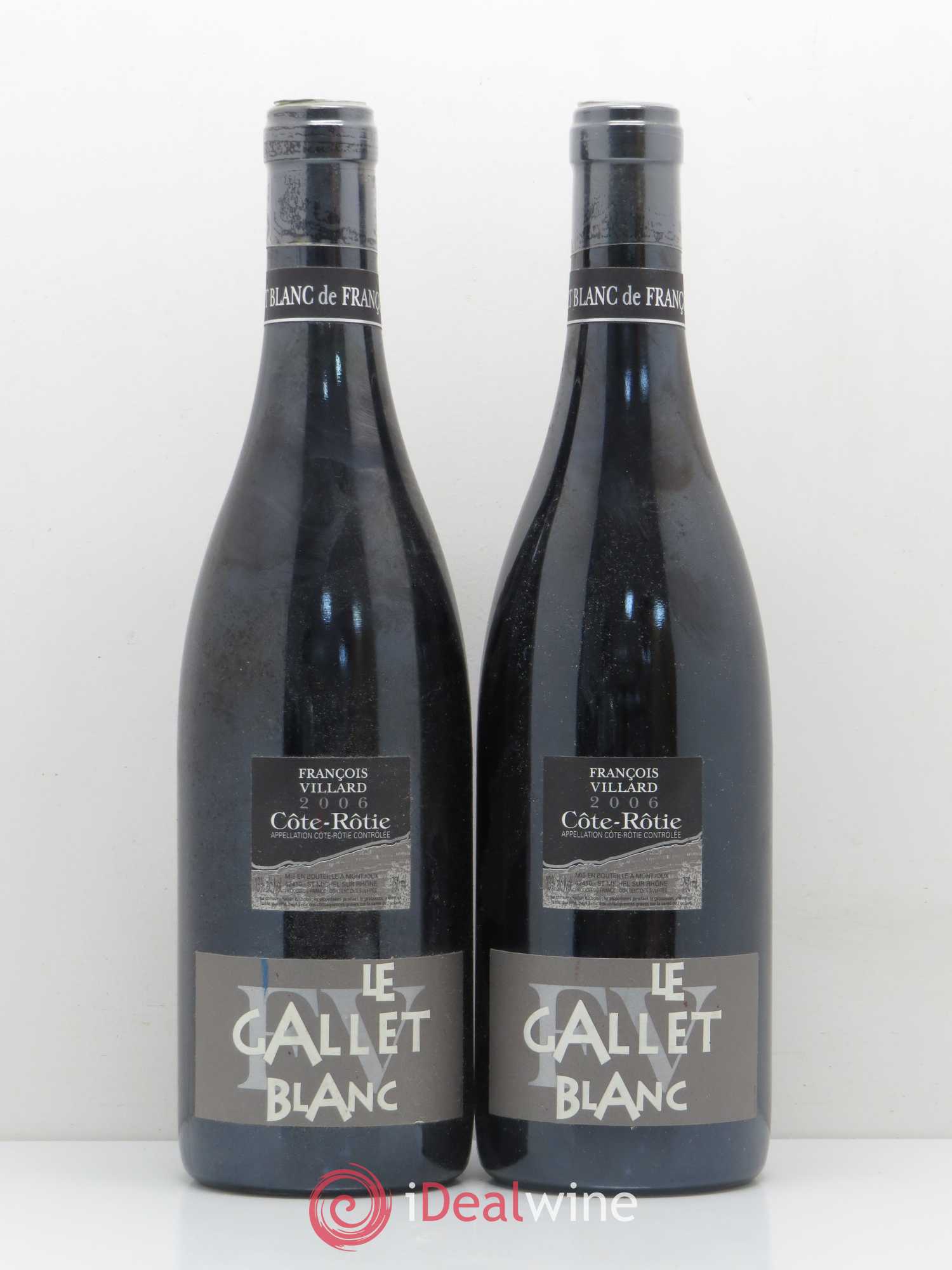 Côte-Rôtie Le Gallet Blanc François Villard 2006 - Lot de 2 bouteilles - 0