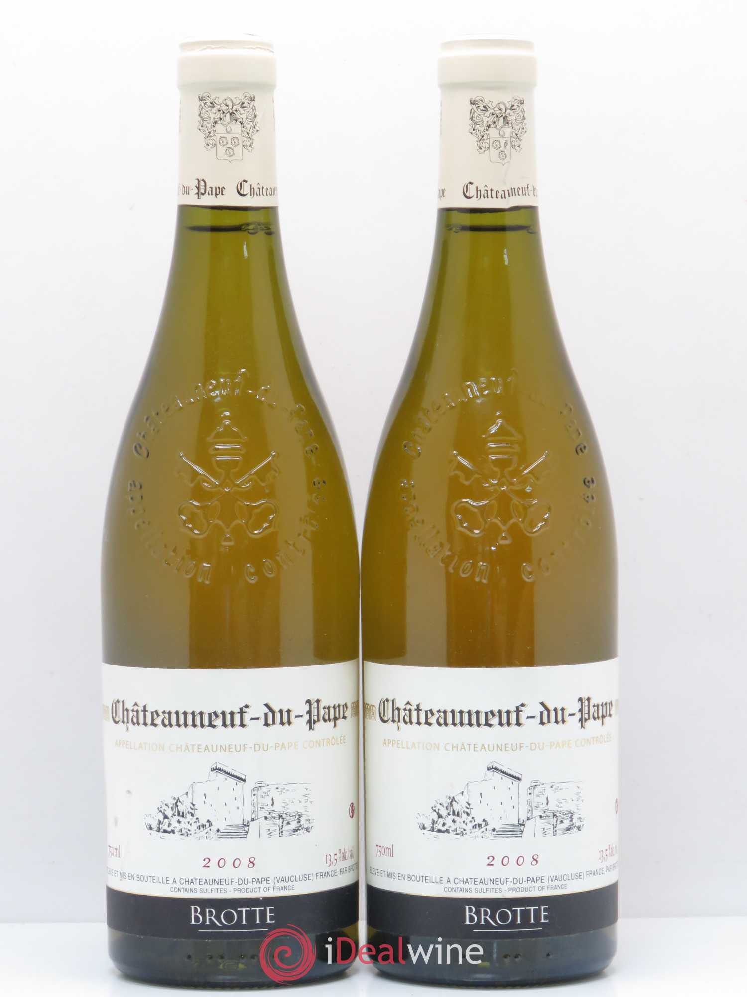 Châteauneuf-du-Pape Brotte 2008 - Lot de 2 bouteilles - 0
