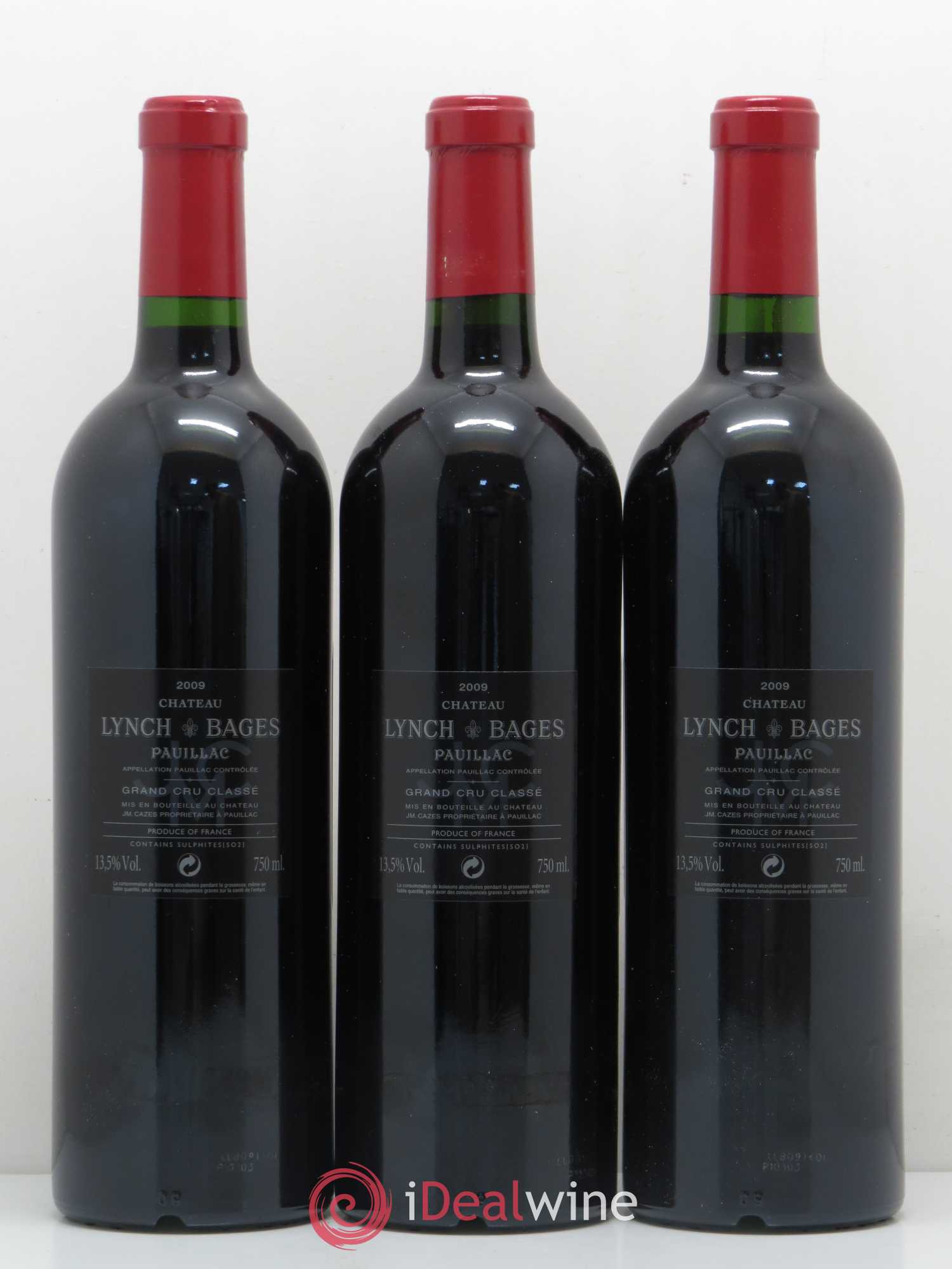 Château Lynch Bages 5ème Grand Cru Classé 2009 - Lot de 12 bouteilles - 8