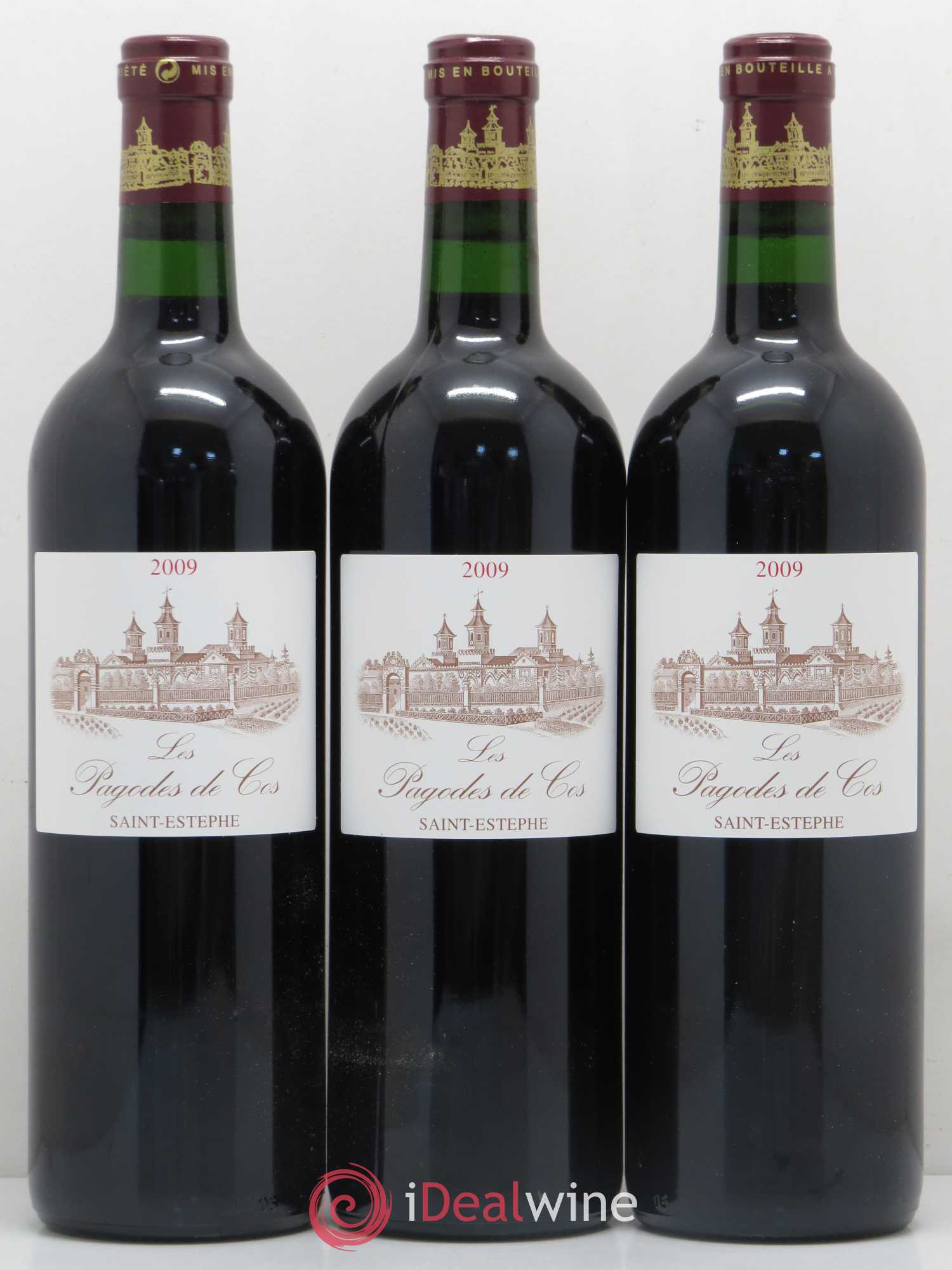Les Pagodes de Cos Second Vin 2009 - Posten von 12 Flaschen - 2