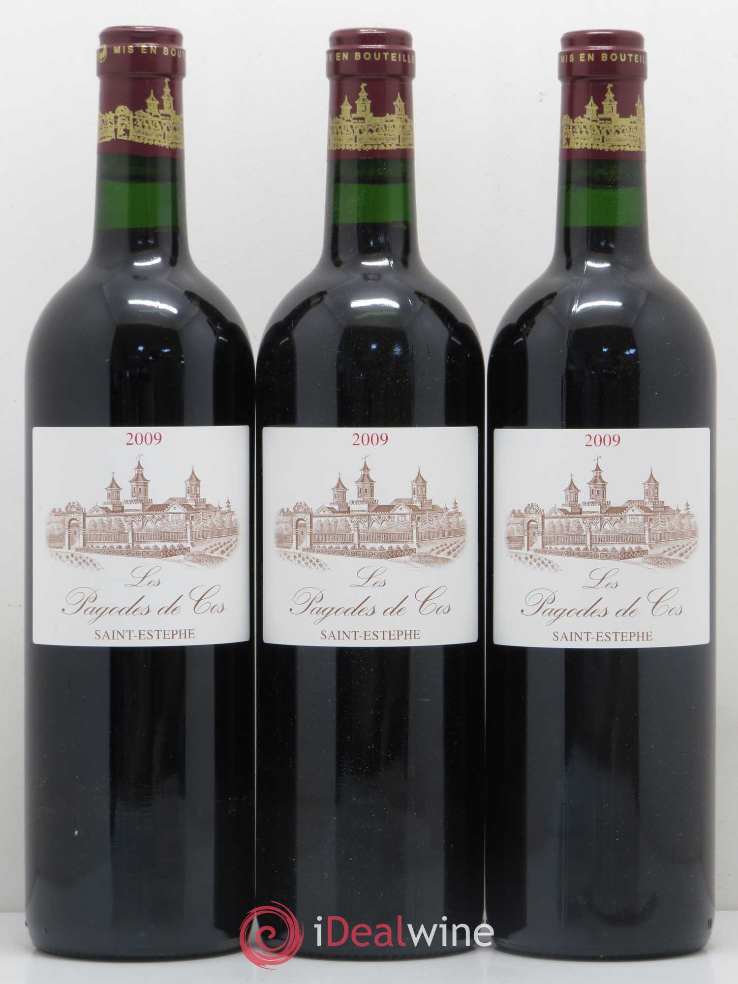 Les Pagodes de Cos Second Vin 2009 - Posten von 12 Flaschen - 3
