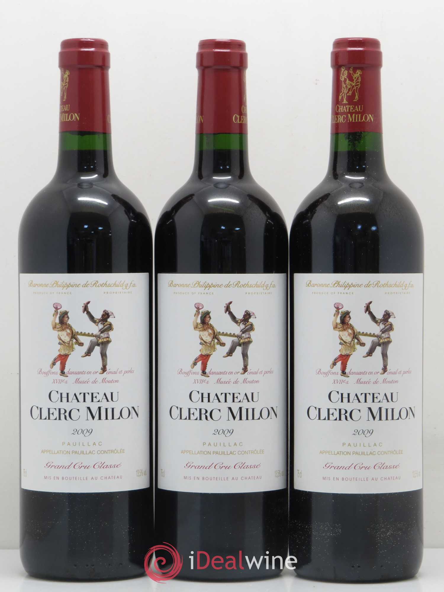 Château Clerc Milon 5ème Grand Cru Classé 2009 - Lot de 12 bouteilles - 3