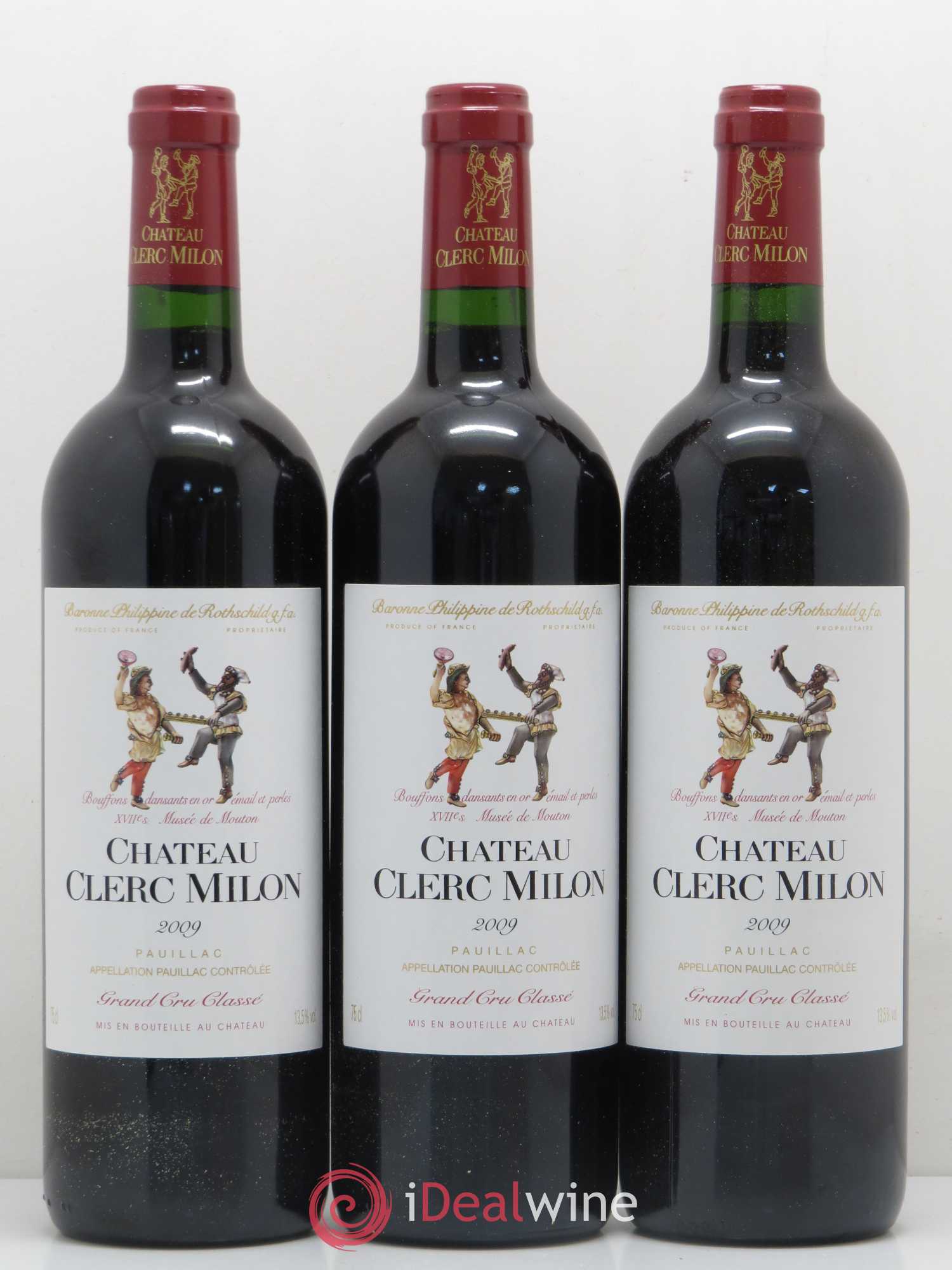 Château Clerc Milon 5ème Grand Cru Classé 2009 - Lot de 12 bouteilles - 4
