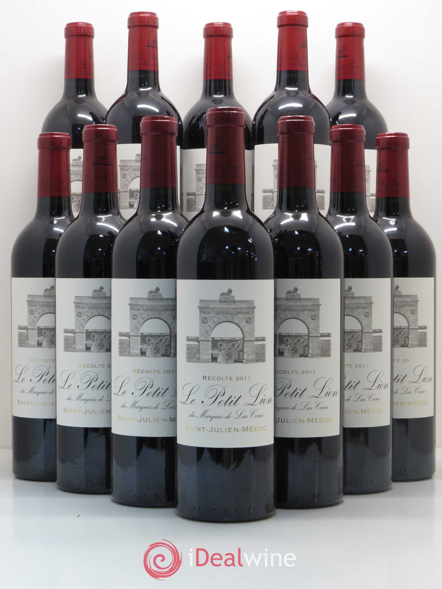 Le Petit Lion du Marquis de Las Cases Second Vin 2011 - Lot de 12 bouteilles - 0