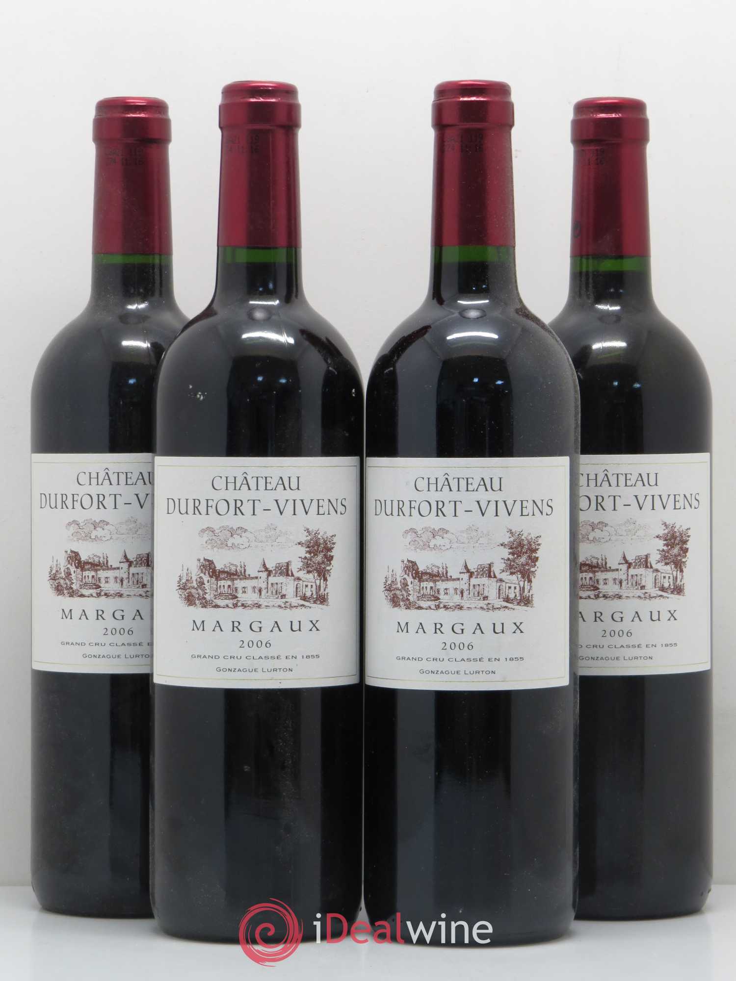 Château Durfort Vivens 2ème Grand Cru Classé 2006 - Lot de 4 bouteilles - 0