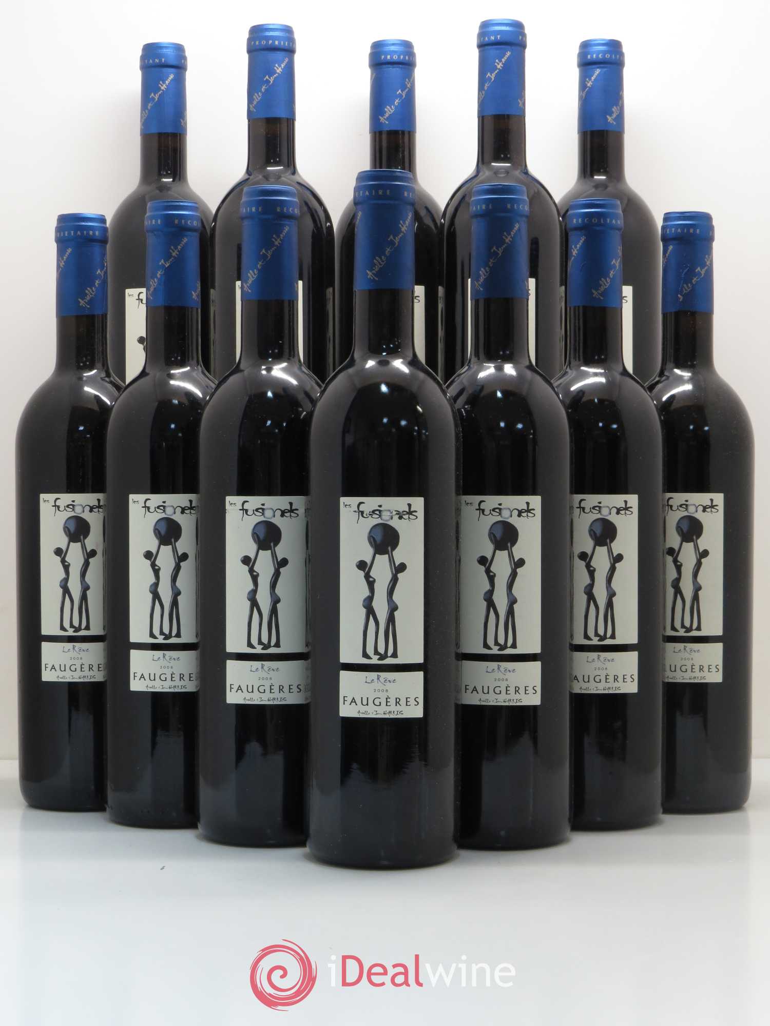 Faugères Le Reve Les Fusionnels 2008 - Posten von 12 Flaschen - 0