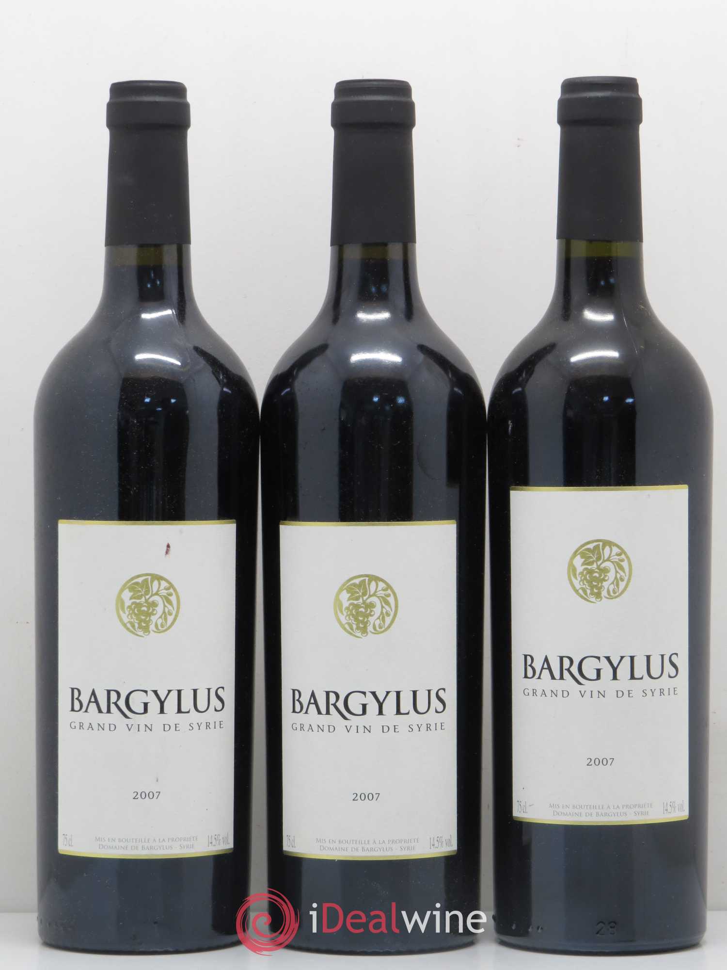 Vins Etrangers Syrie Bargylus 2007 - Lot de 6 bouteilles - 1