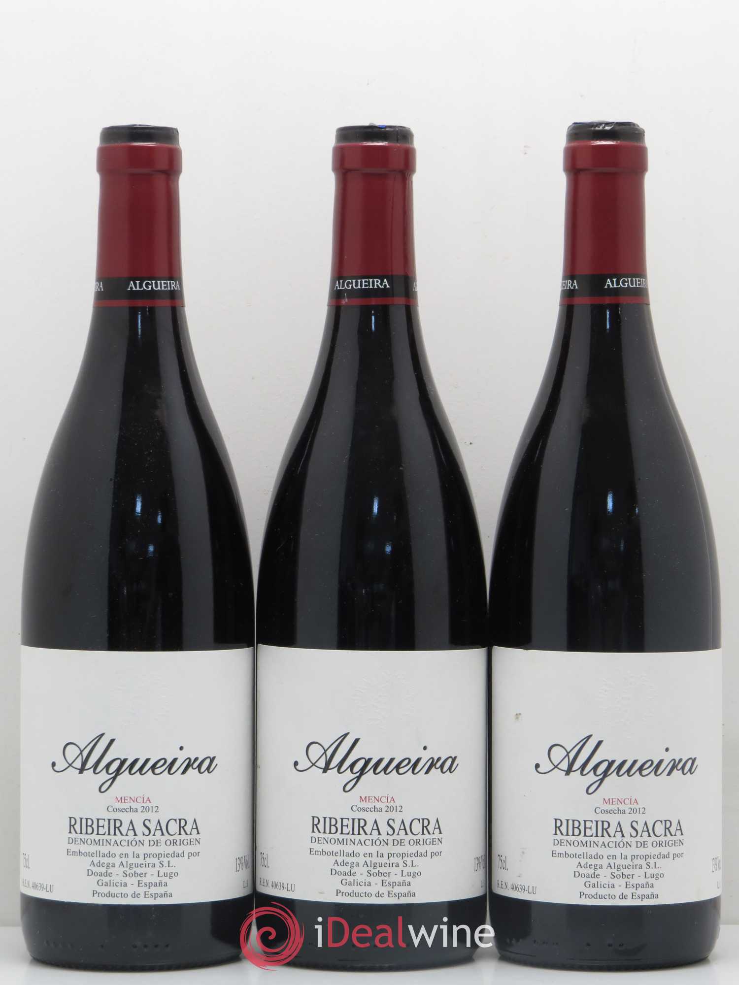 Espagne Algueira Ribeira Sacra Mencia 2012 - Posten von 3 Flaschen - 0
