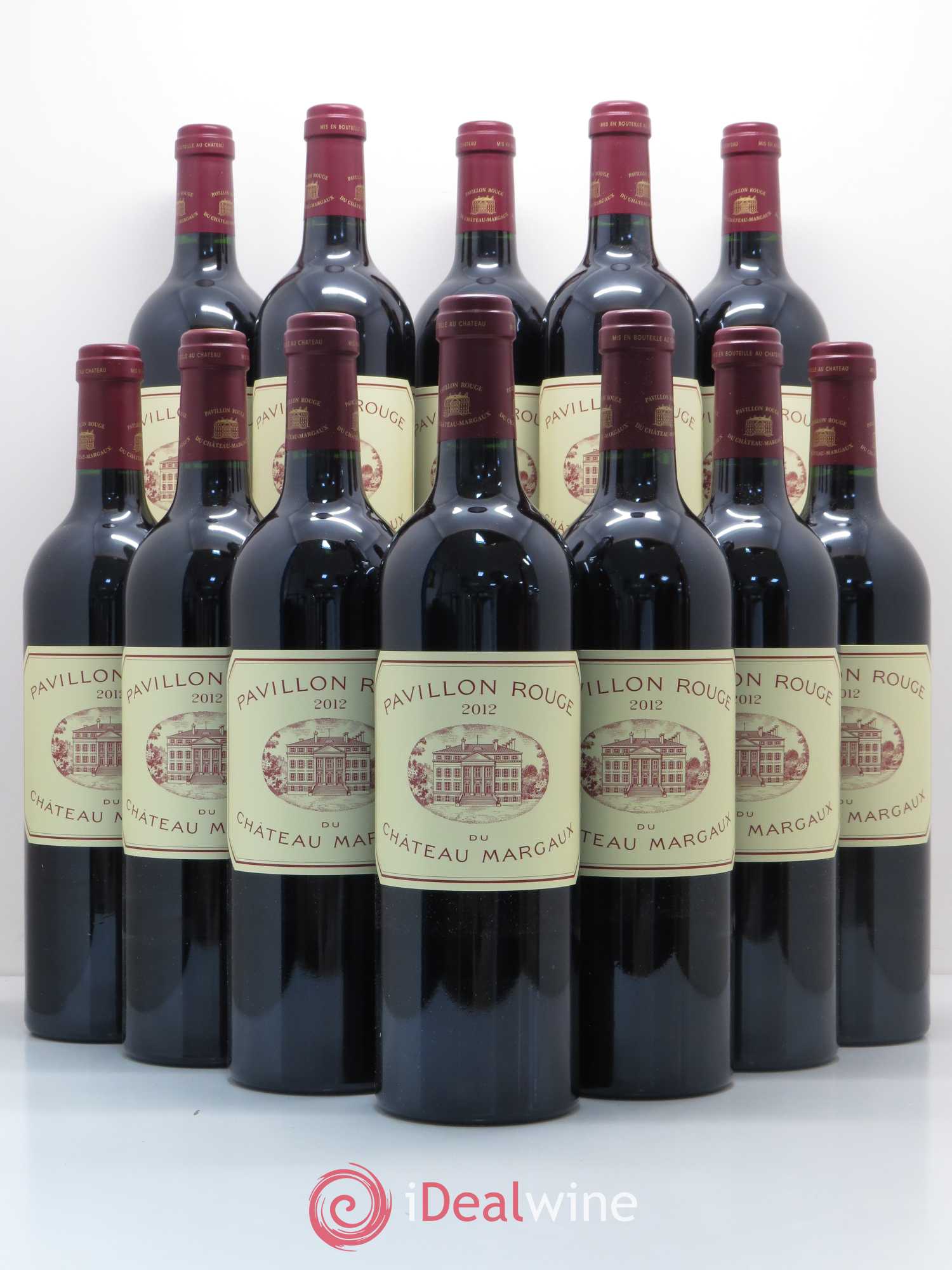 Pavillon Rouge du Château Margaux Second Vin 2012 - Lot de 12 bouteilles - 0