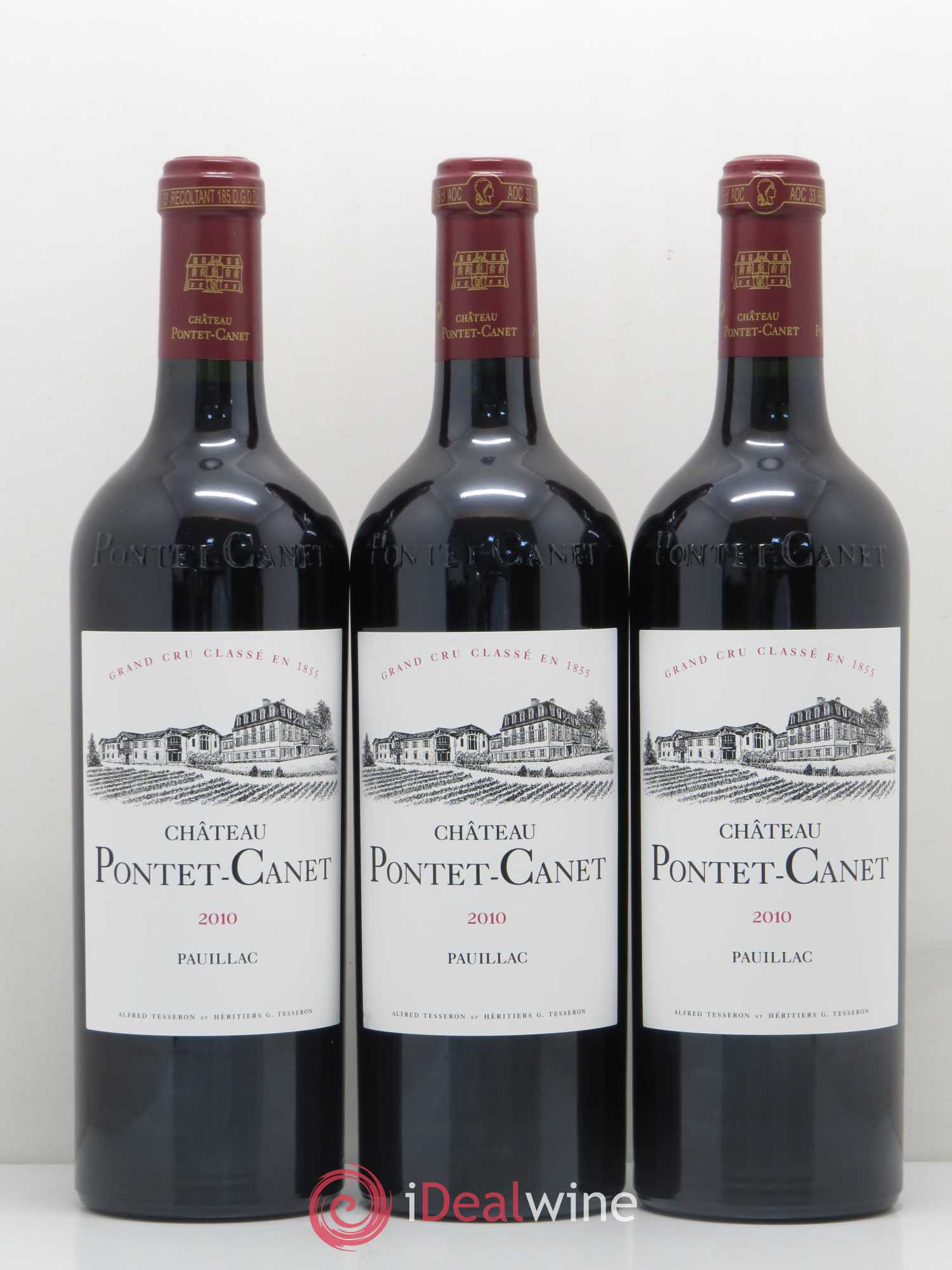Château Pontet Canet 5ème Grand Cru Classé 2010 - Lot de 12 bouteilles - 3