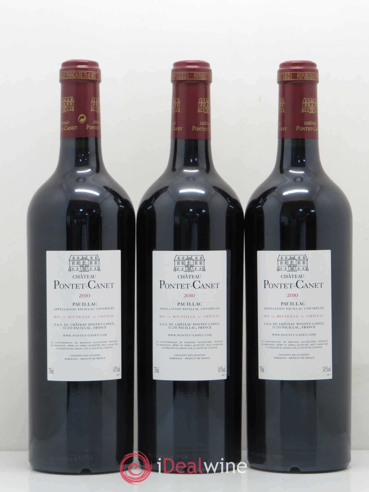 Château Pontet Canet 5ème Grand Cru Classé 2010 - Lot de 12 bouteilles - 4
