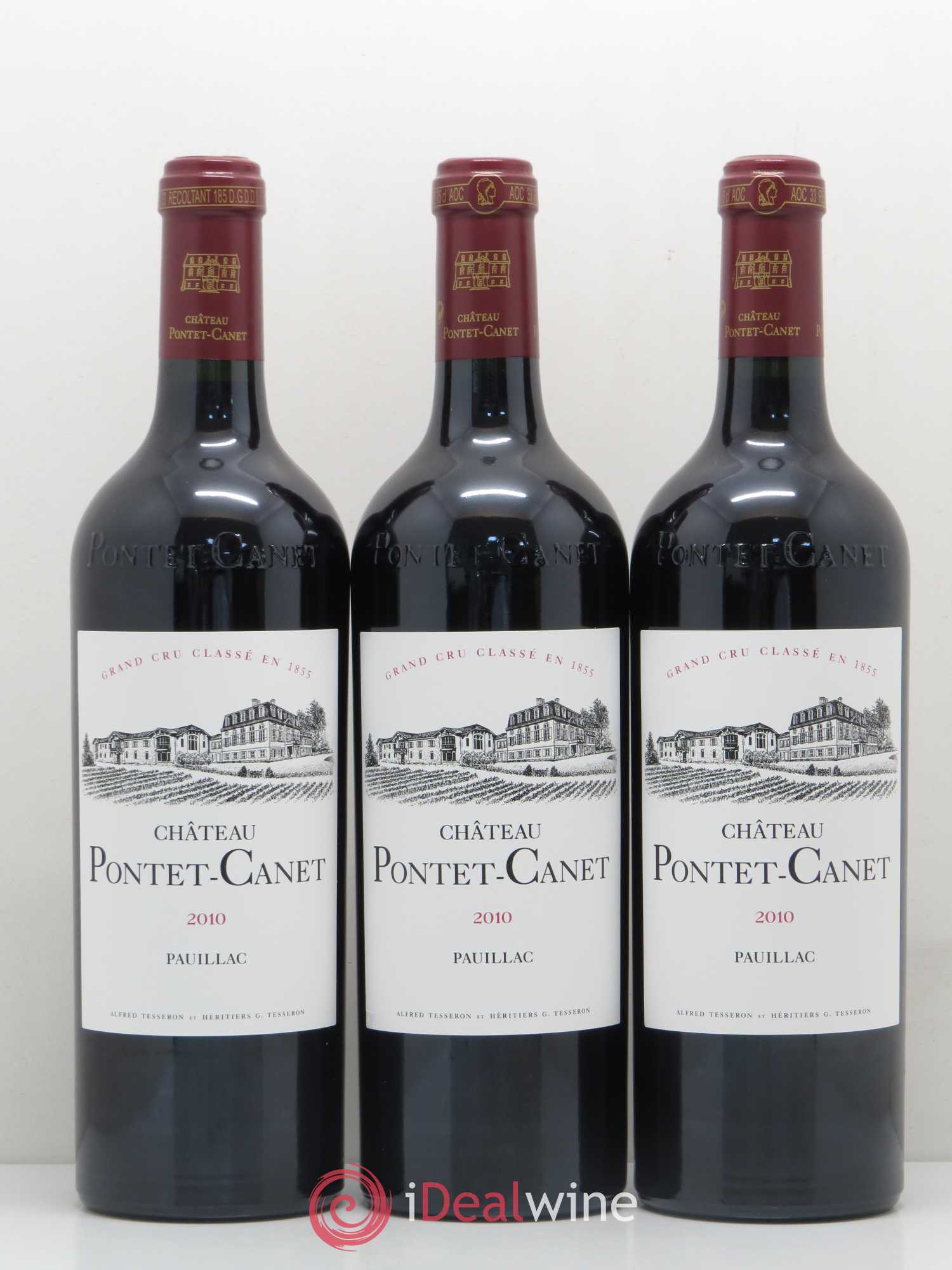 Château Pontet Canet 5ème Grand Cru Classé 2010 - Lot de 12 bouteilles - 5