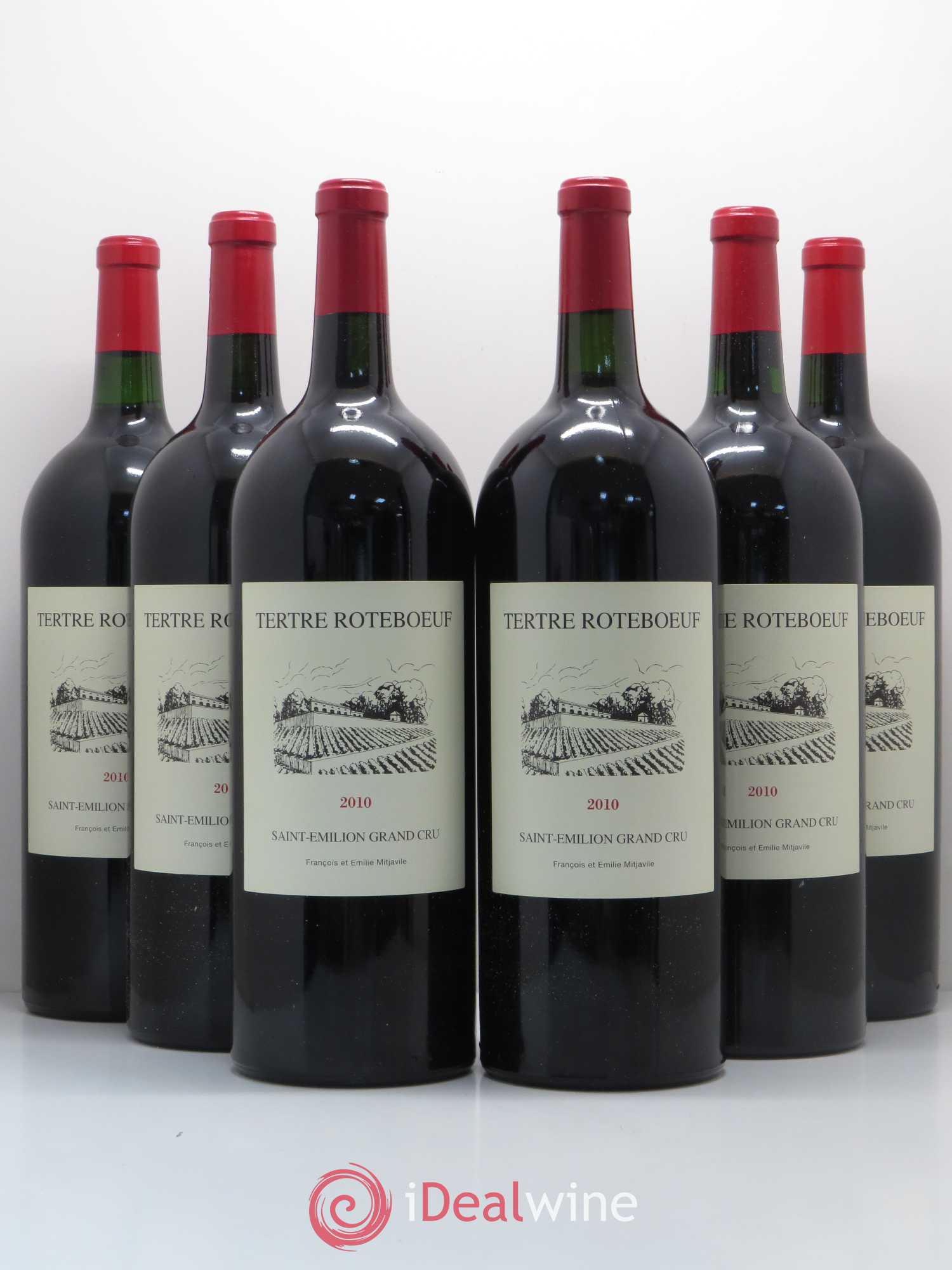 Château Tertre Roteboeuf 2010 - Lot de 6 magnums - 0